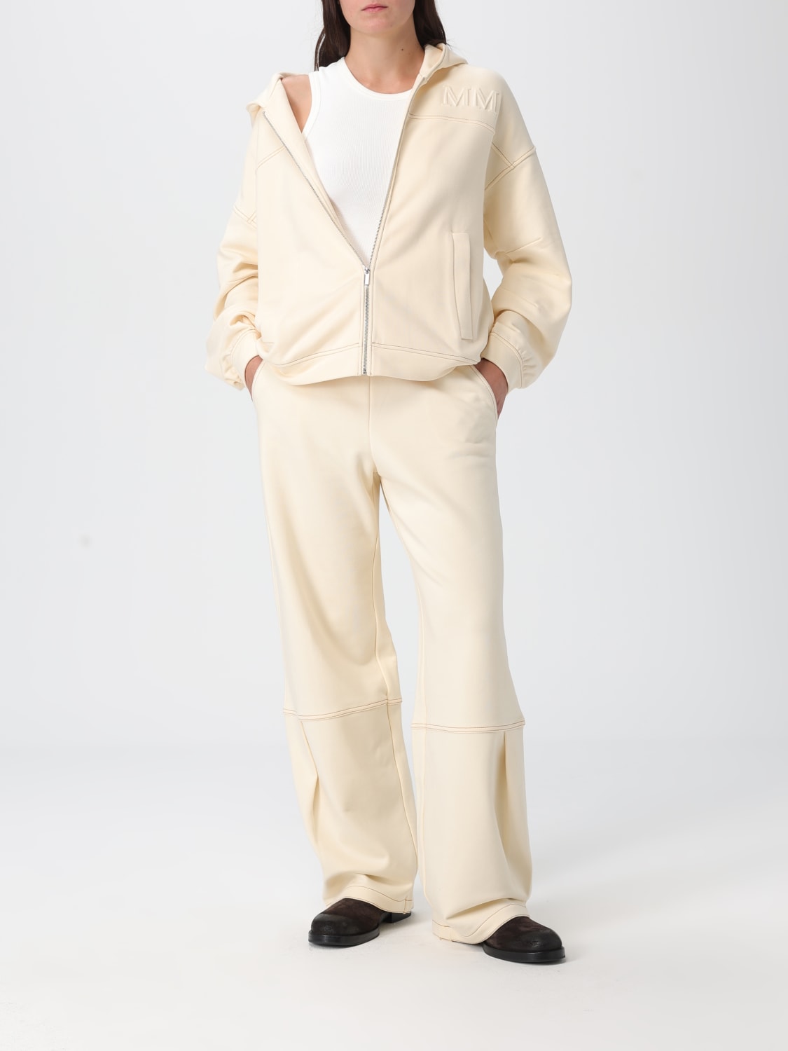 MM MAX MARA SWEATSHIRT: Sweater woman Mm Max Mara, White - Img 2