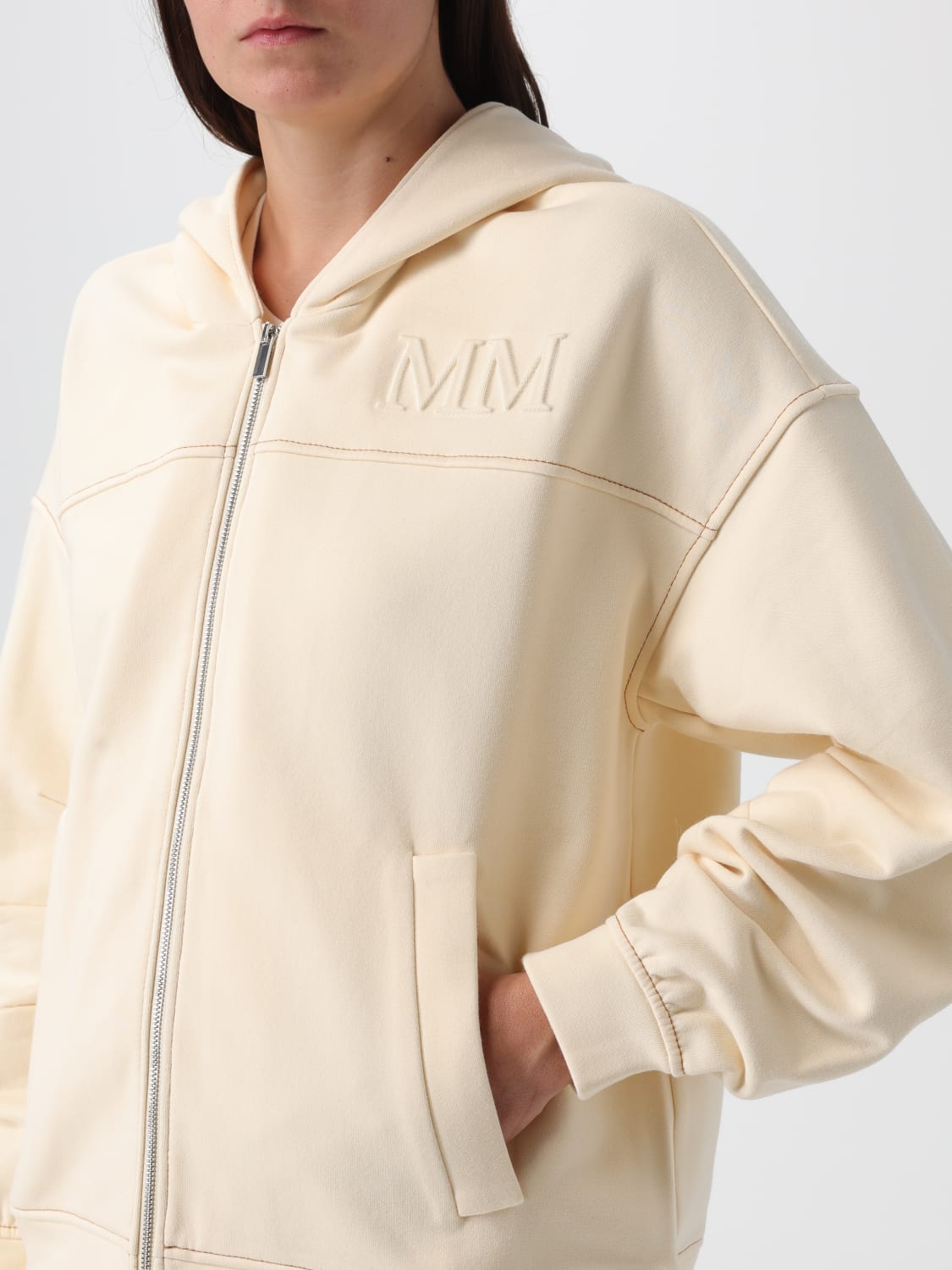 MM MAX MARA SWEATSHIRT: Sweater woman Mm Max Mara, White - Img 5
