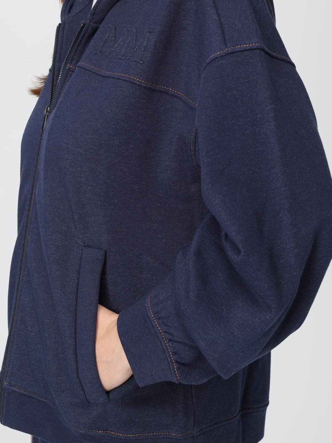 MM MAX MARA SWEATSHIRT: Sweater woman Mm Max Mara, Blue - Img 5