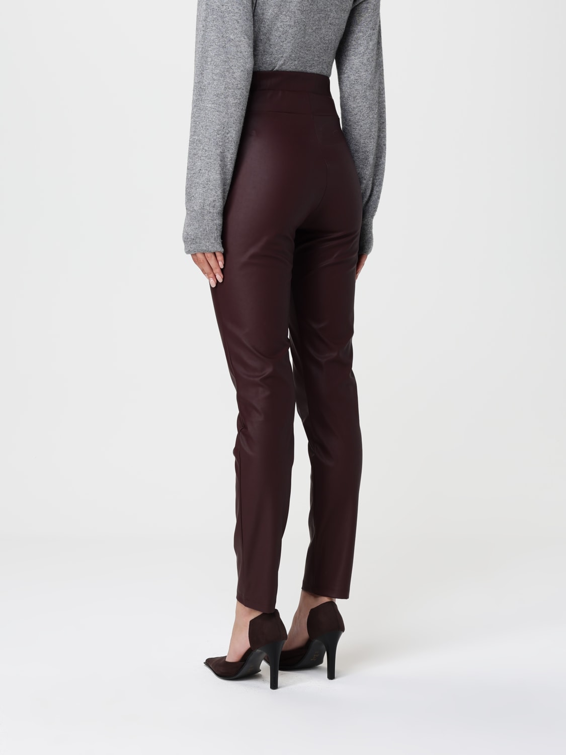 MM MAX MARA PANTS: Pants woman Mm Max Mara, Burgundy - Img 2
