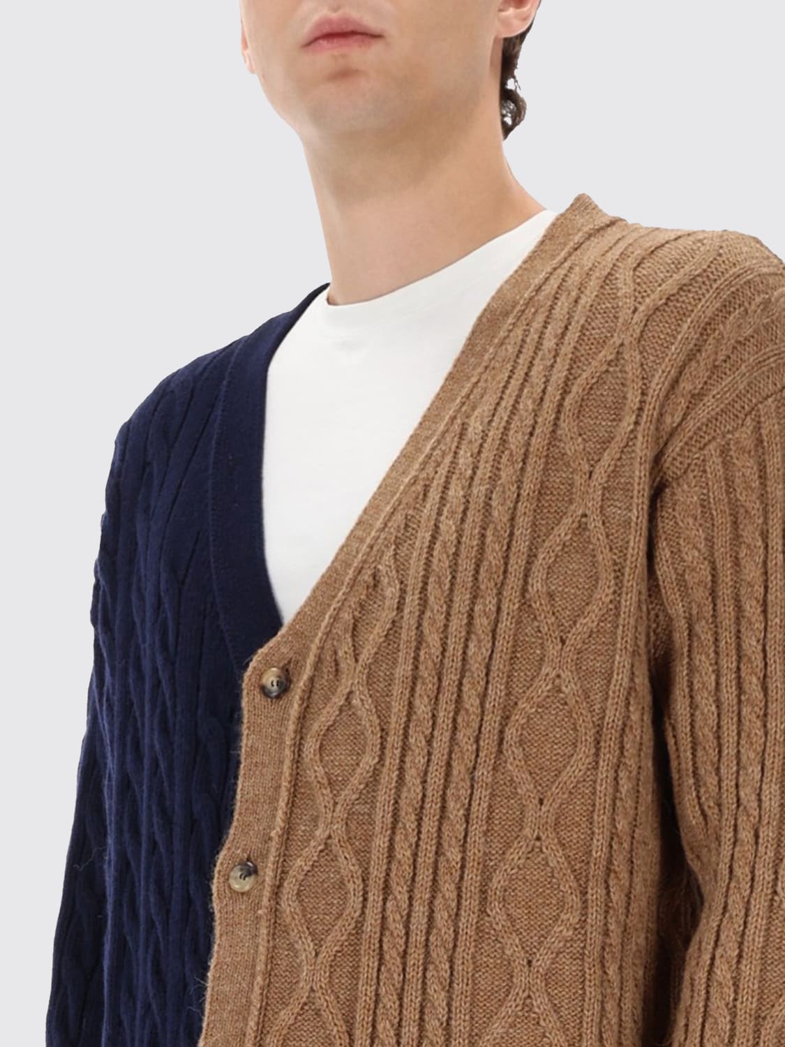 MOSCHINO COUTURE SWEATER: Sweater men Moschino Couture, Brown - Img 4