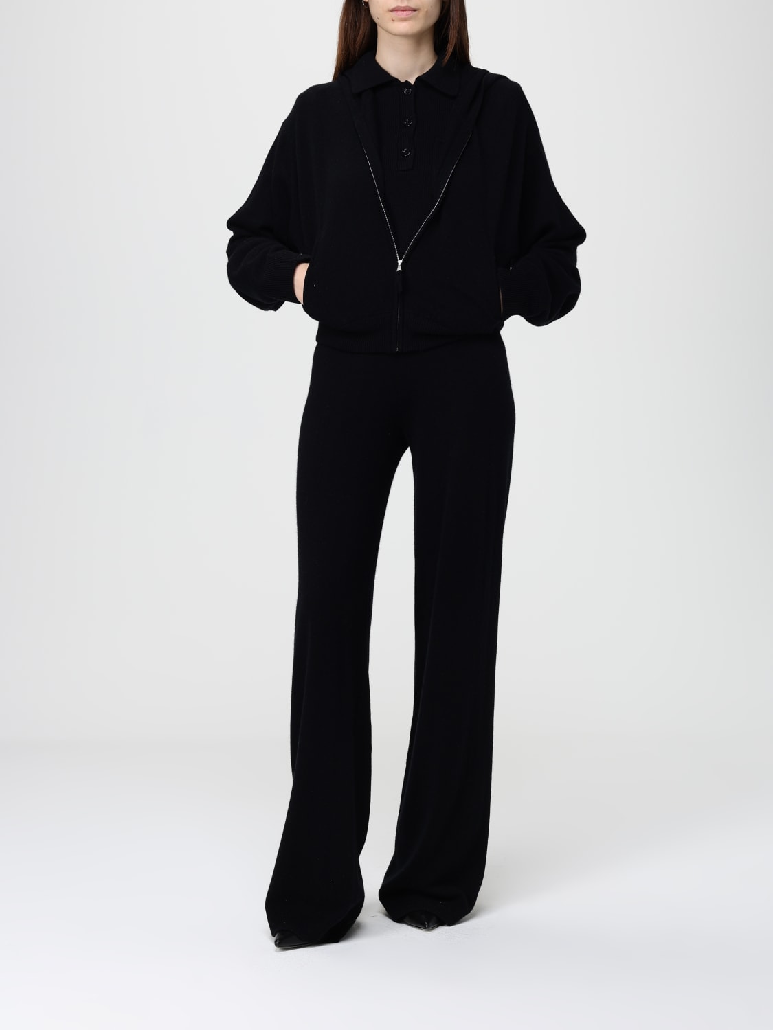 ALLUDE SWEAT-SHIRT: Pull femme Allude, Noir - Img 2