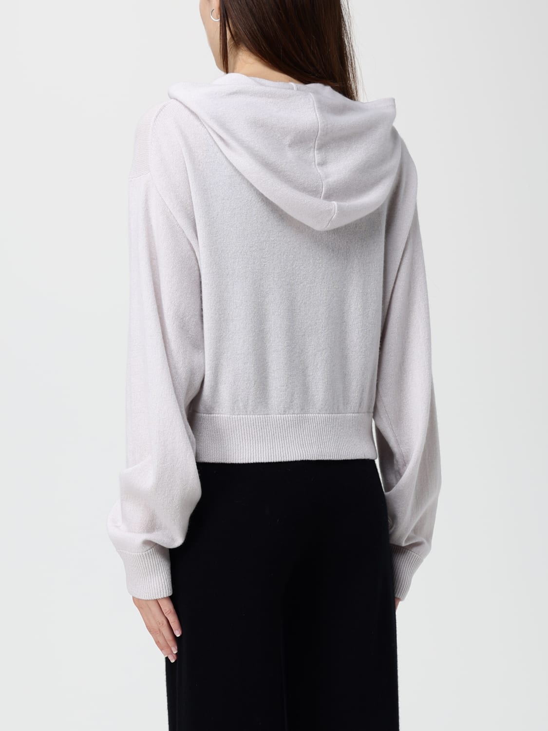 ALLUDE SWEATSHIRT: Jumper woman Allude, Grey - Img 2