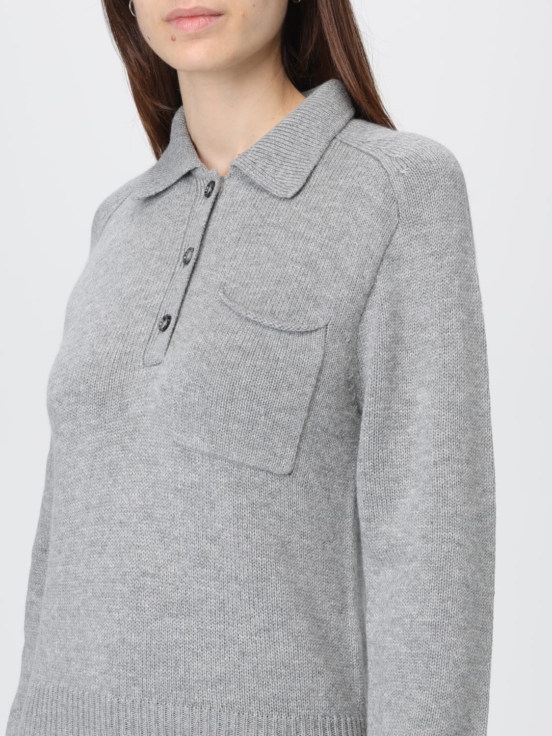 ALLUDE POLO: Pullover damen Allude, Grau - Img 3