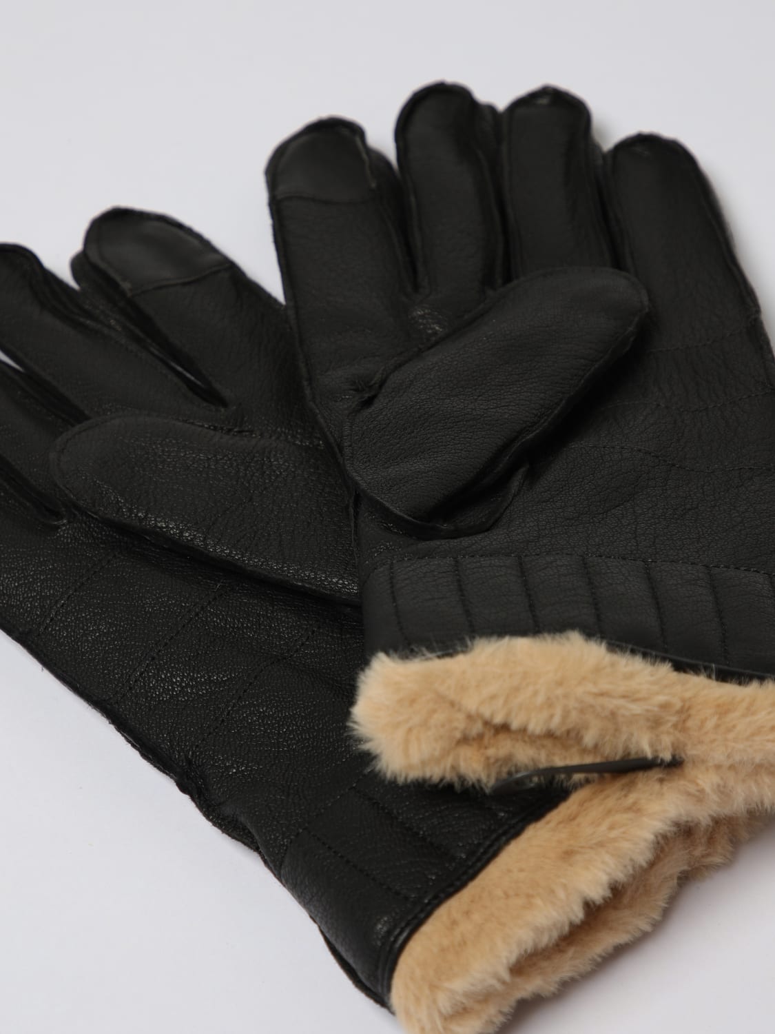 BARBOUR GLOVES: Gloves men Barbour, Black - Img 2