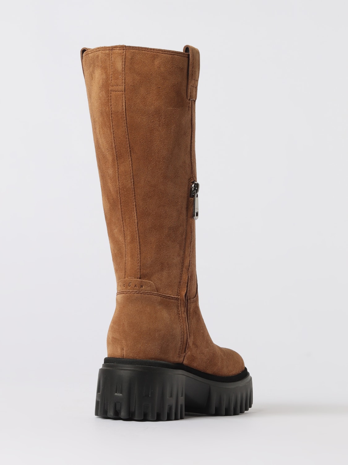 HOGAN STIVALI: Stivale Hogan in camoscio , Beige - Img 3