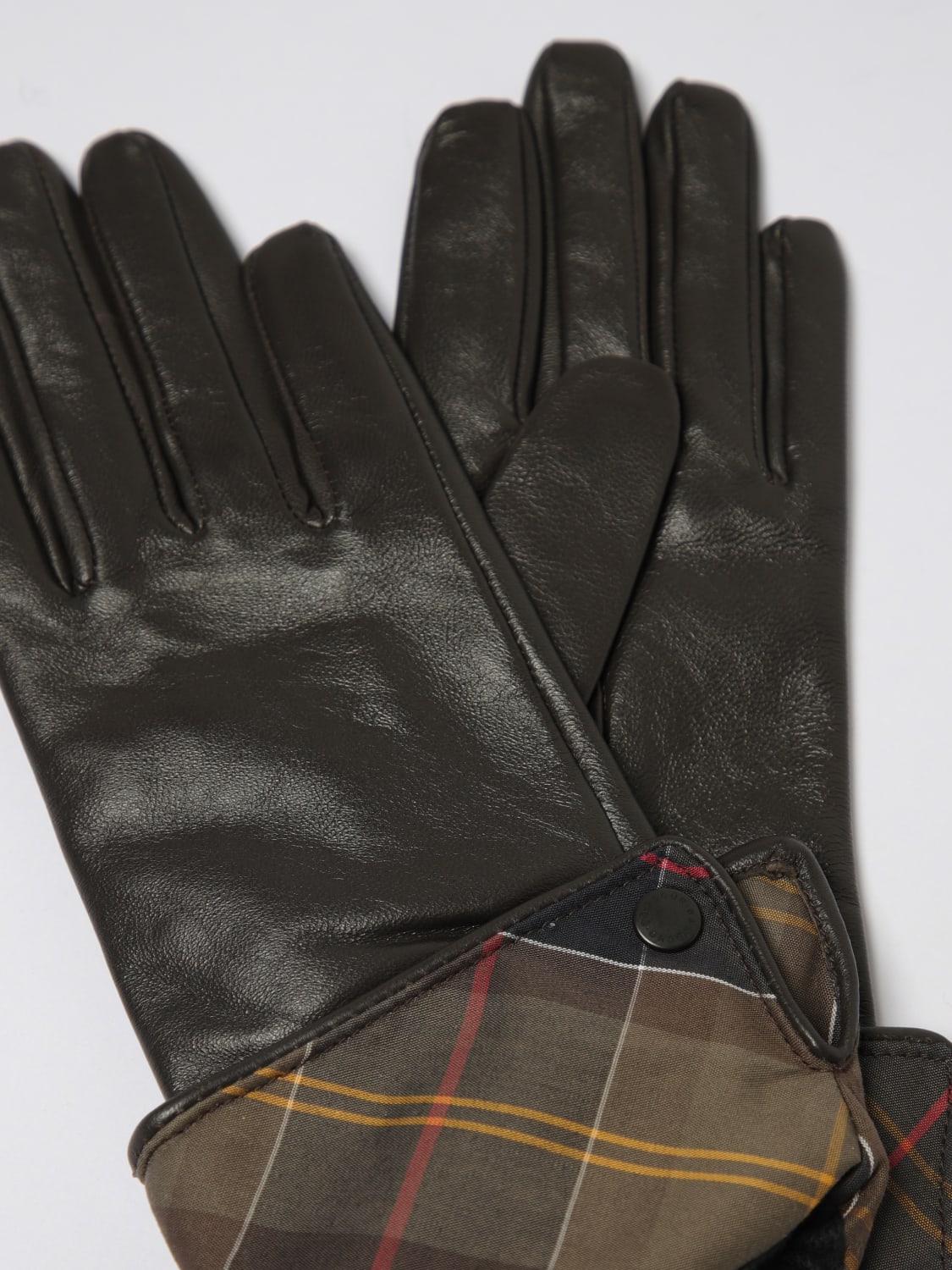 BARBOUR GLOVES: Gloves woman Barbour, Brown - Img 2