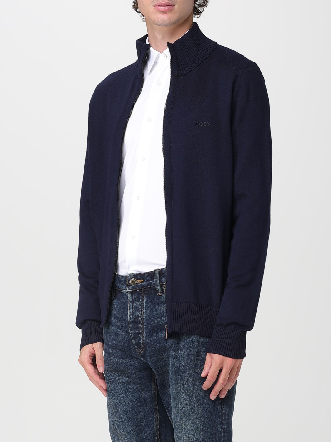 BOSS SWEATER: Sweater men Boss, Navy - Img 3
