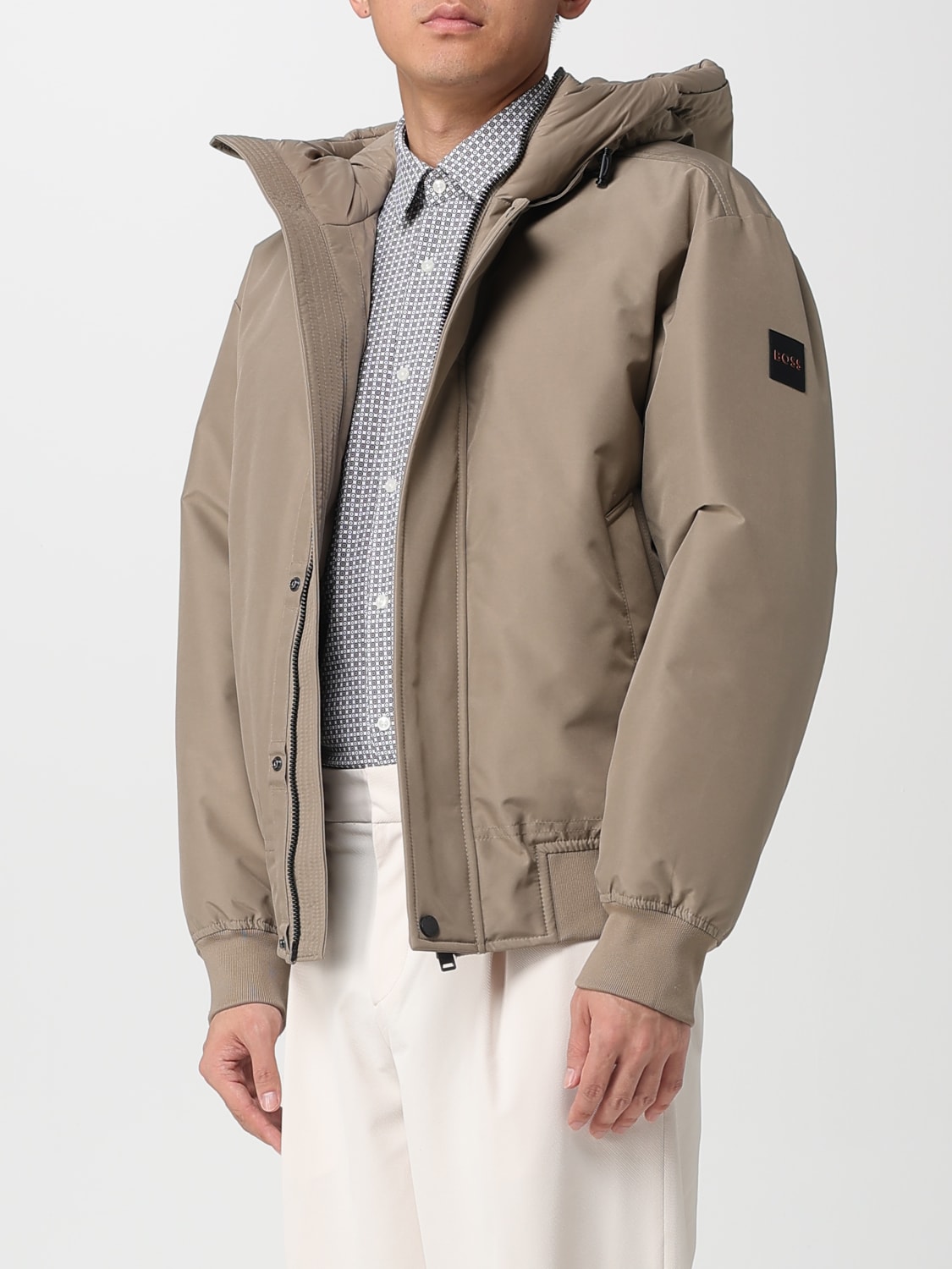 BOSS JACKET: Jacket men Boss, Mud - Img 3