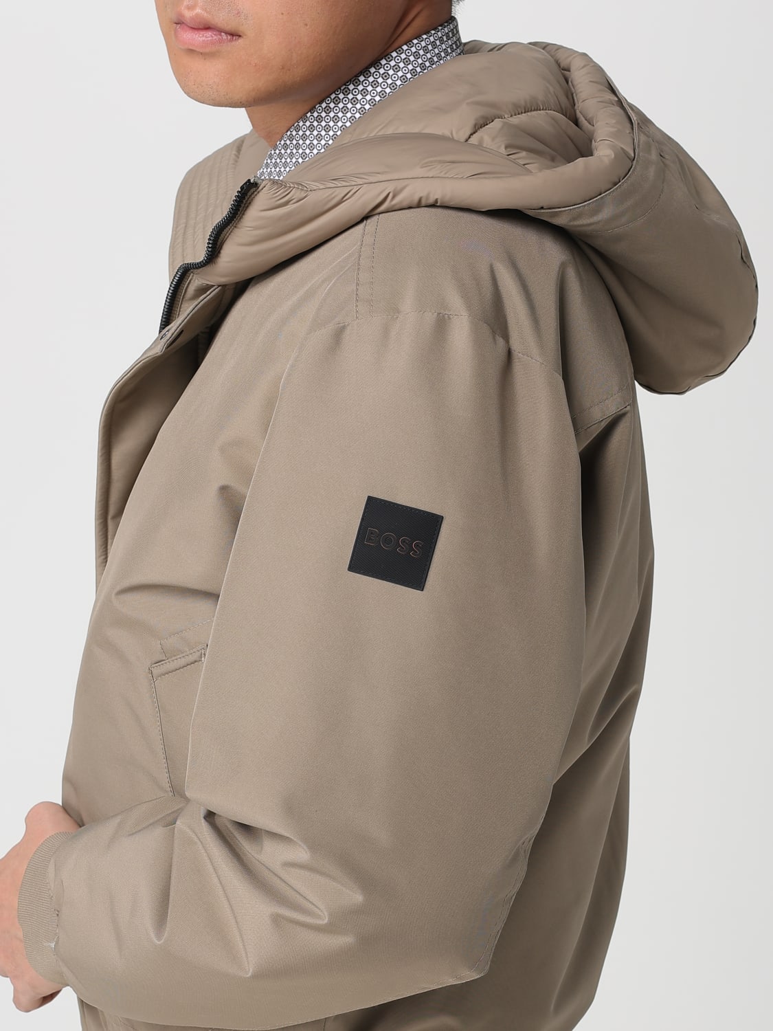BOSS JACKET: Jacket men Boss, Mud - Img 4