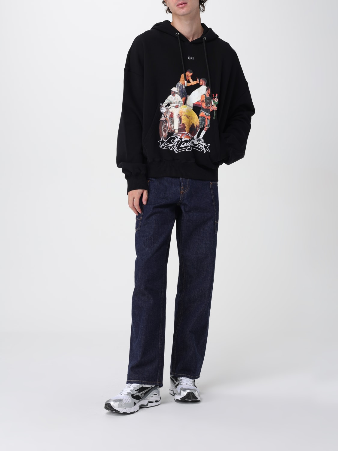 OFF-WHITE SWEATSHIRT: Pullover herren Off-white, Schwarz - Img 2