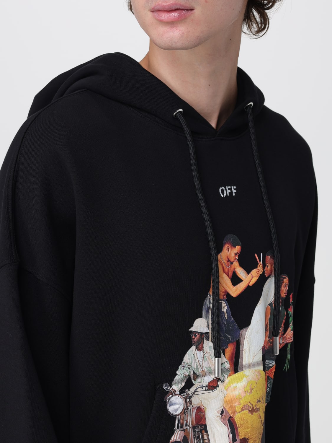 OFF-WHITE SWEATSHIRT: Pullover herren Off-white, Schwarz - Img 5