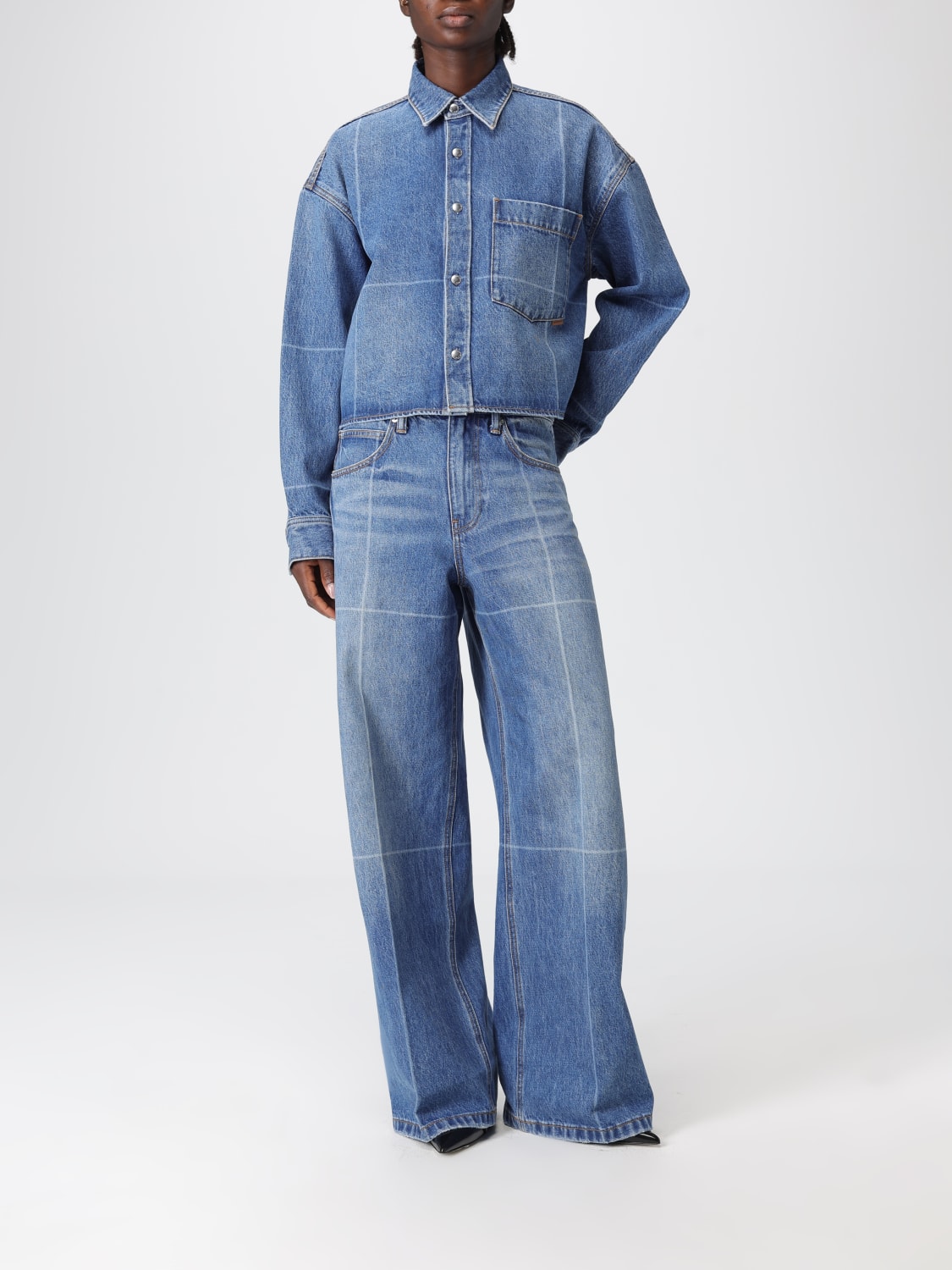 ALEXANDER WANG HEMDBLUSE: Hemdbluse damen Alexander Wang, Blau - Img 2