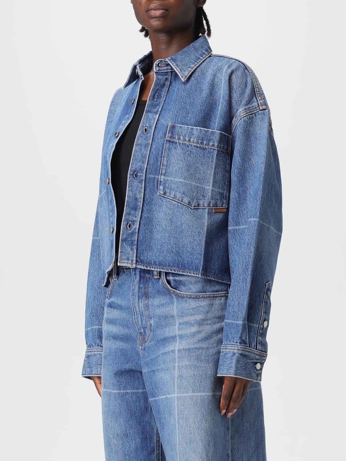 ALEXANDER WANG HEMDBLUSE: Hemdbluse damen Alexander Wang, Blau - Img 4