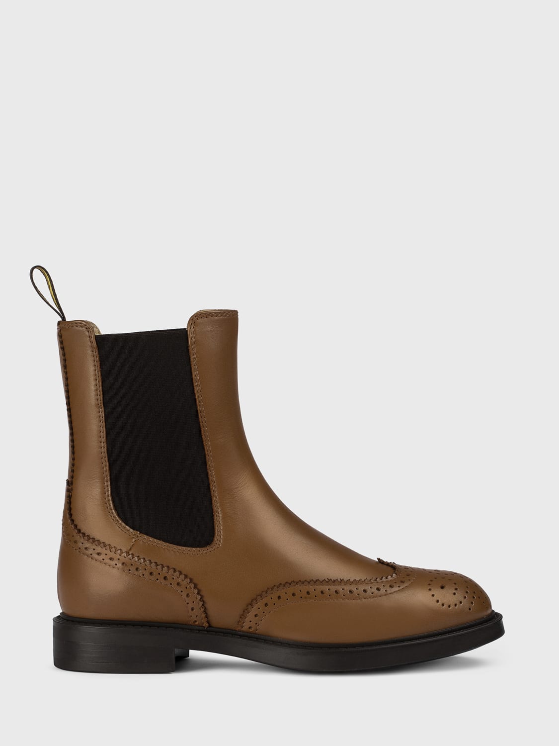 DOUCAL'S BOOTS: Flat ankle boots woman Doucal's, Brown - Img 1