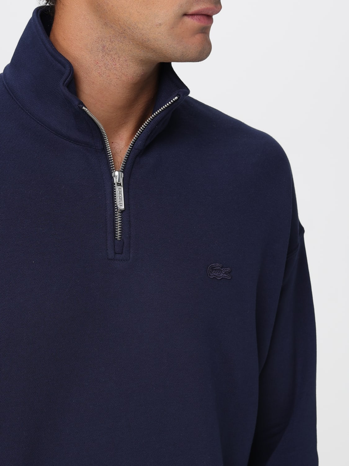 LACOSTE SWEATSHIRT: Sweatshirt men Lacoste, Navy - Img 3