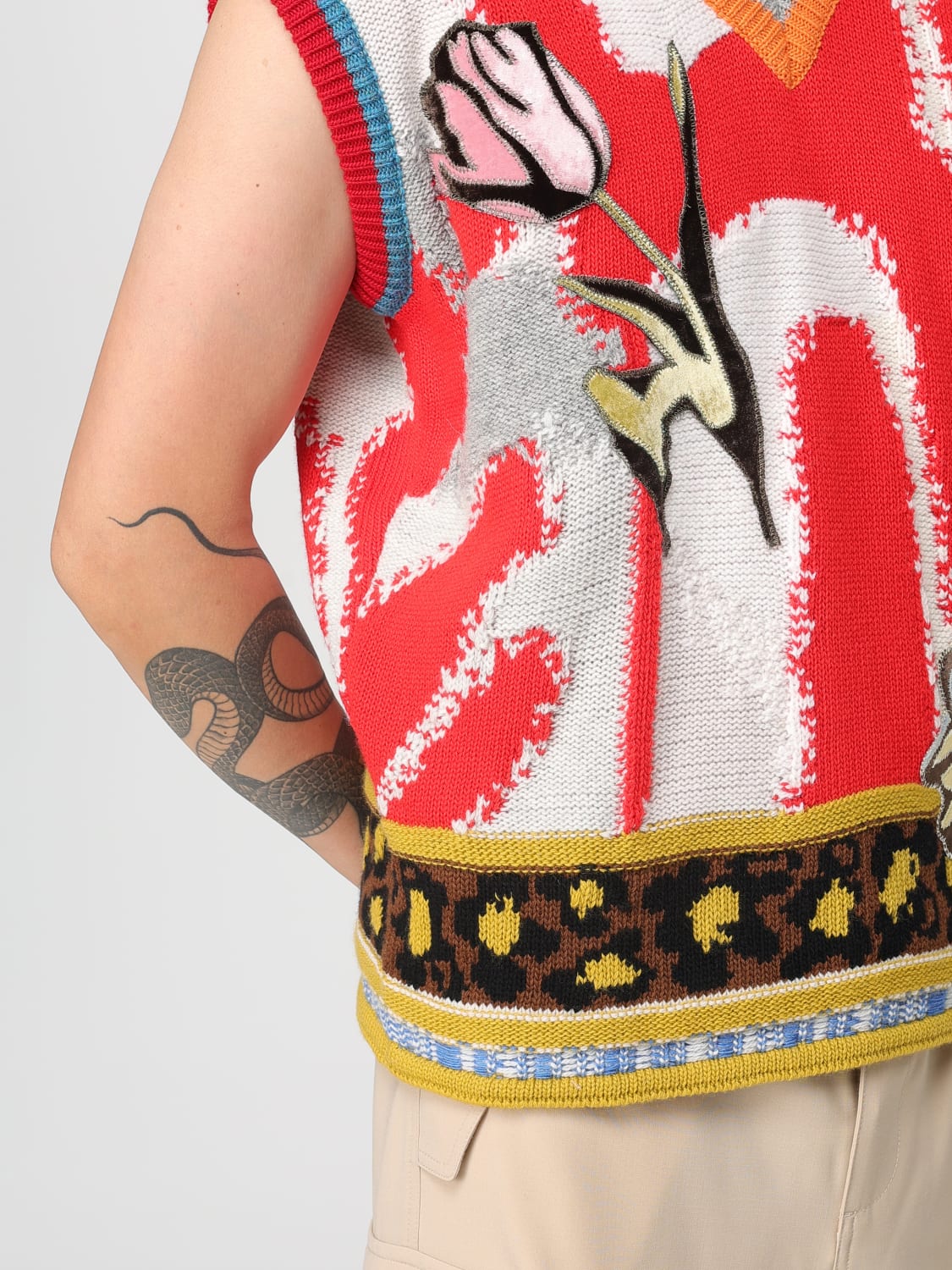 MARNI SUIT VEST: Sweater men Marni, Red - Img 5