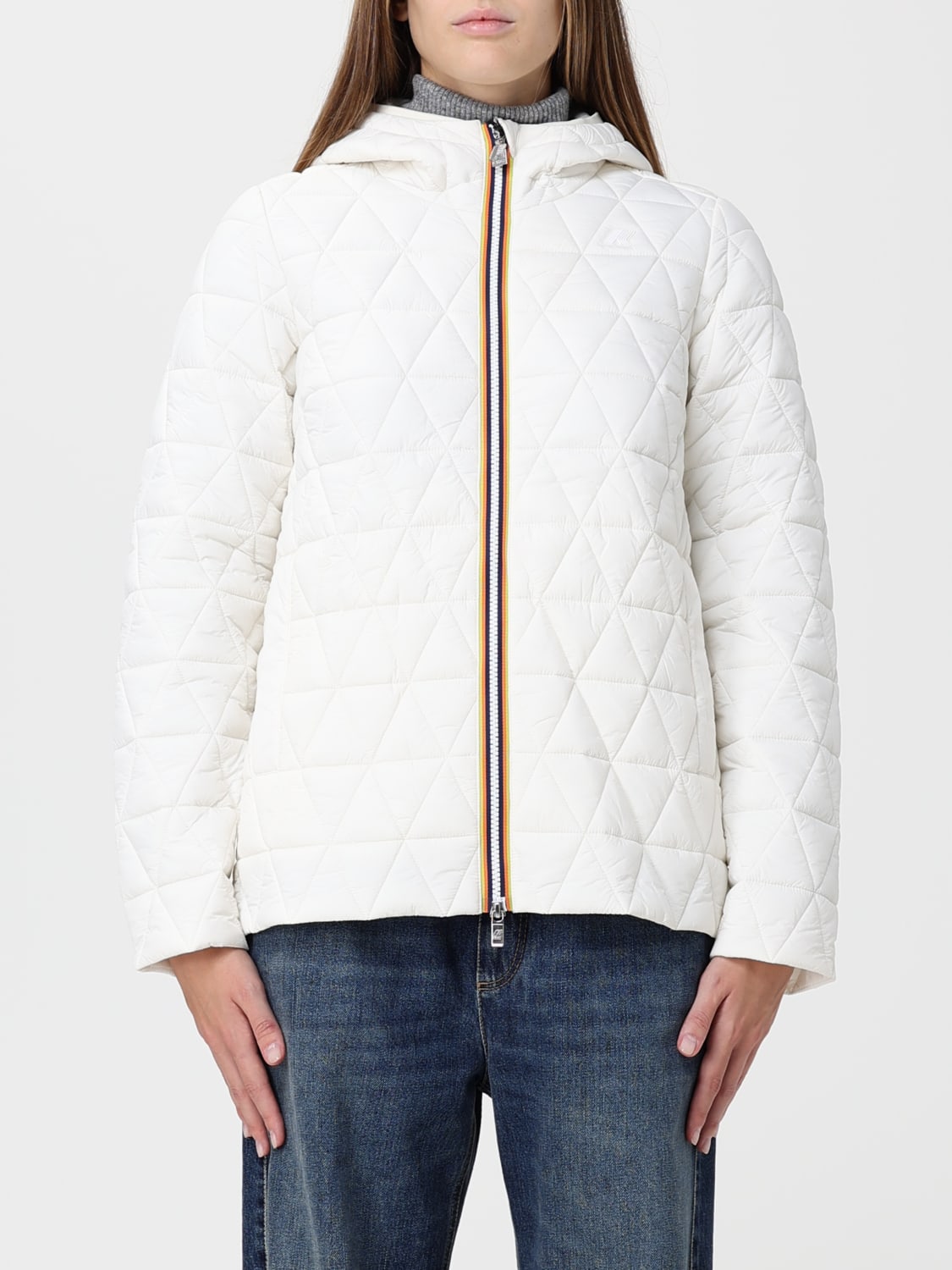 K-WAY JACKET: Jacket woman K-way, White - Img 1