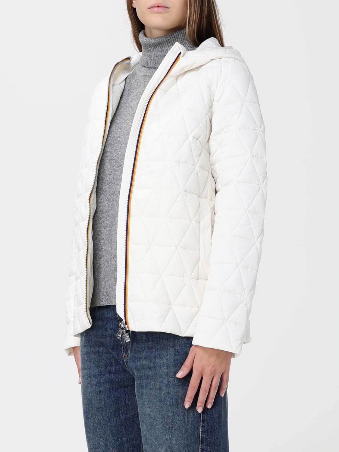 K-WAY JACKET: Jacket woman K-way, White - Img 3
