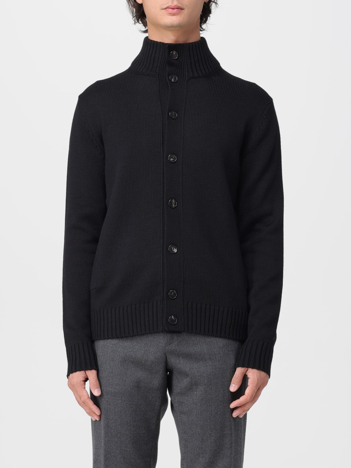 ZANONE MAGLIA: Maglia a lupetto di lana Zanone, Nero - Img 1