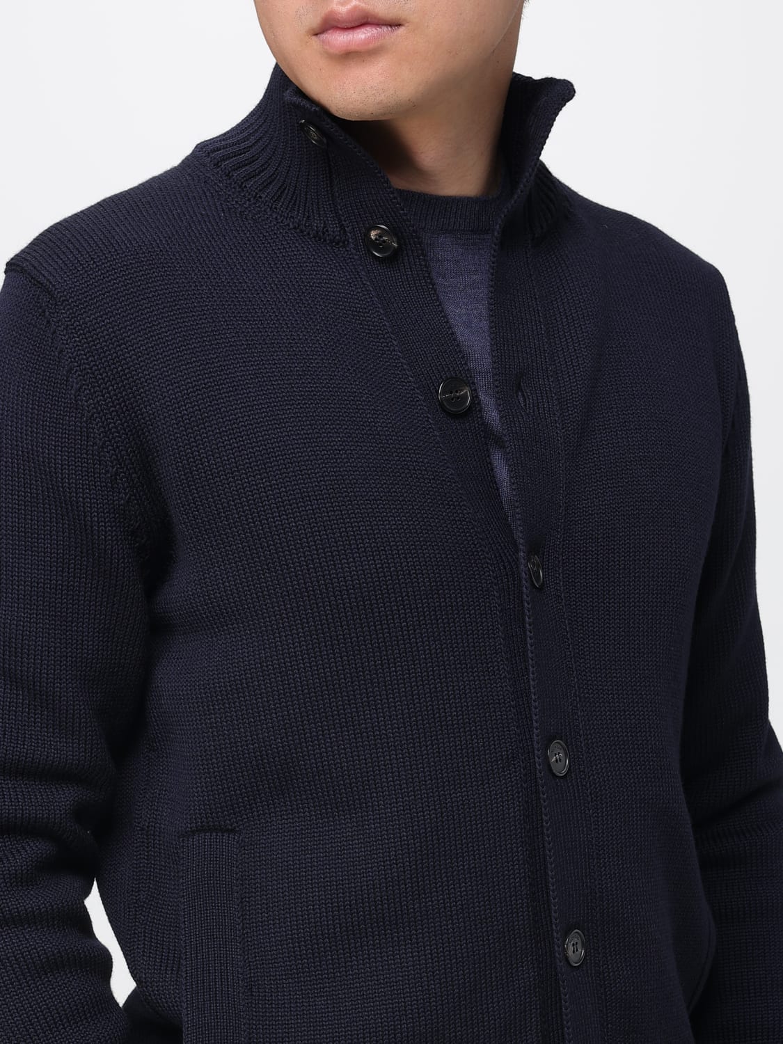 ZANONE SWEATER: Sweater men Zanone, Blue - Img 4