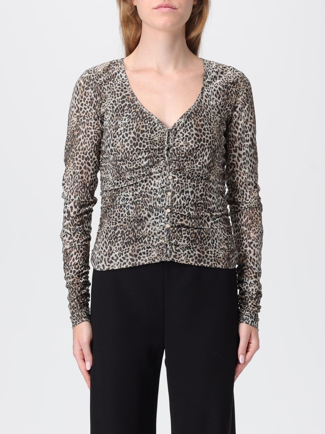 LIU JO HEMDBLUSE: Hemdbluse damen Liu Jo, Beige - Img 1