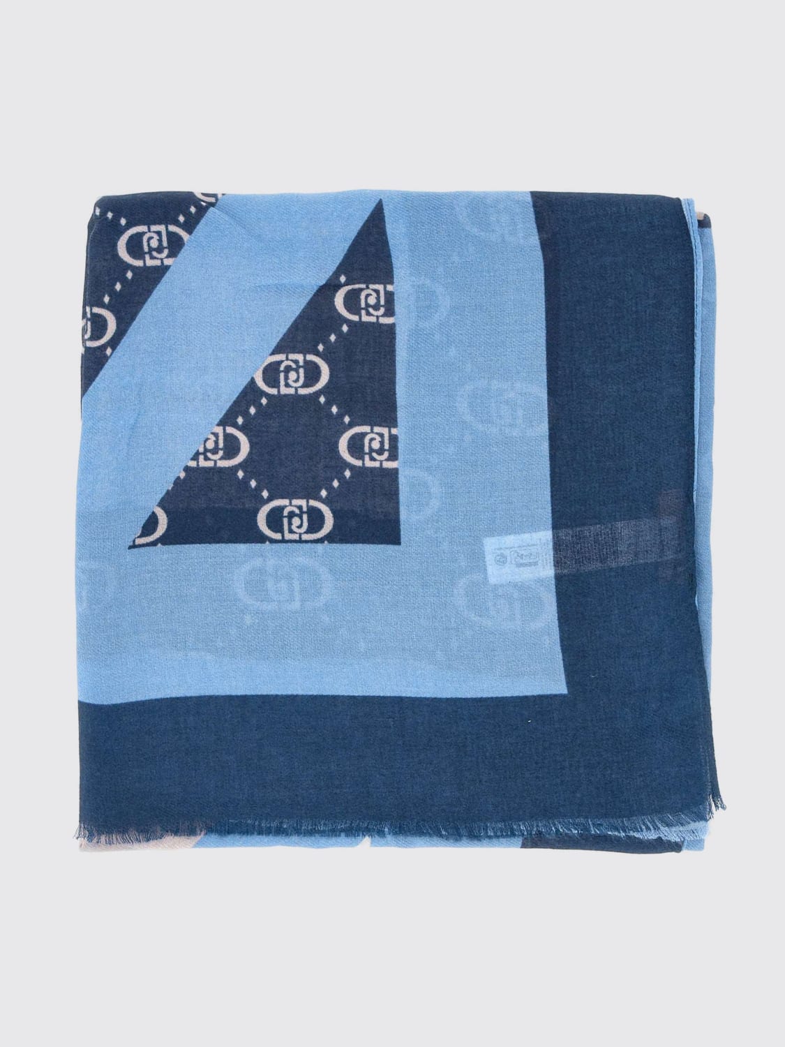 LIU JO SCARF: Scarf woman Liu Jo, Blue - Img 1