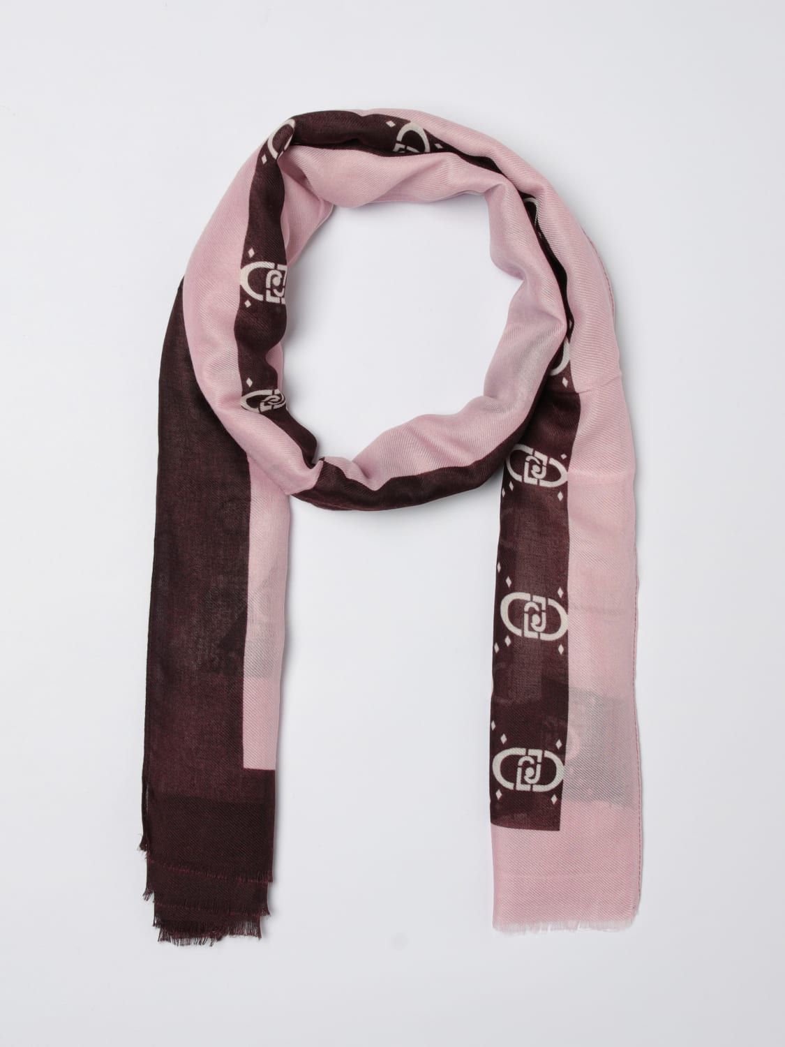 LIU JO SCIARPA: Stola Liu Jo in viscosa jacquard , Bordeaux - Img 2