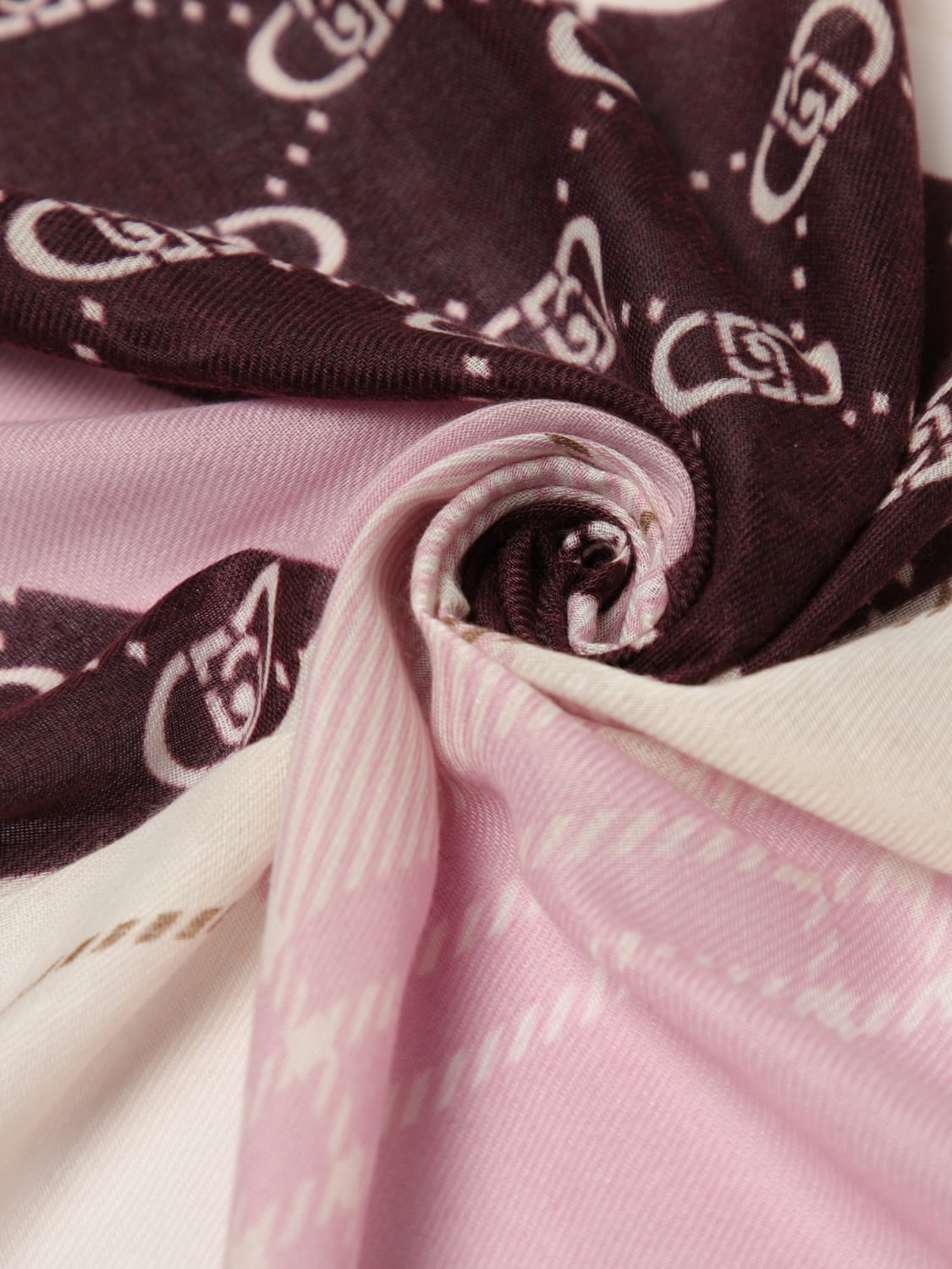 LIU JO SCIARPA: Stola Liu Jo in viscosa jacquard , Bordeaux - Img 3