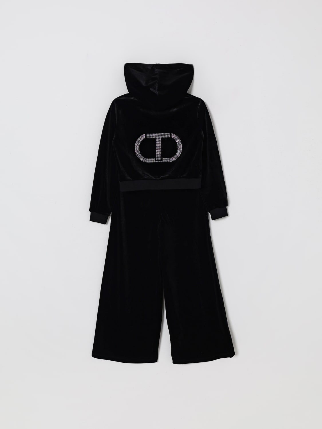 TWINSET CONJUNTO: Vestido niños Twinset, Negro - Img 2