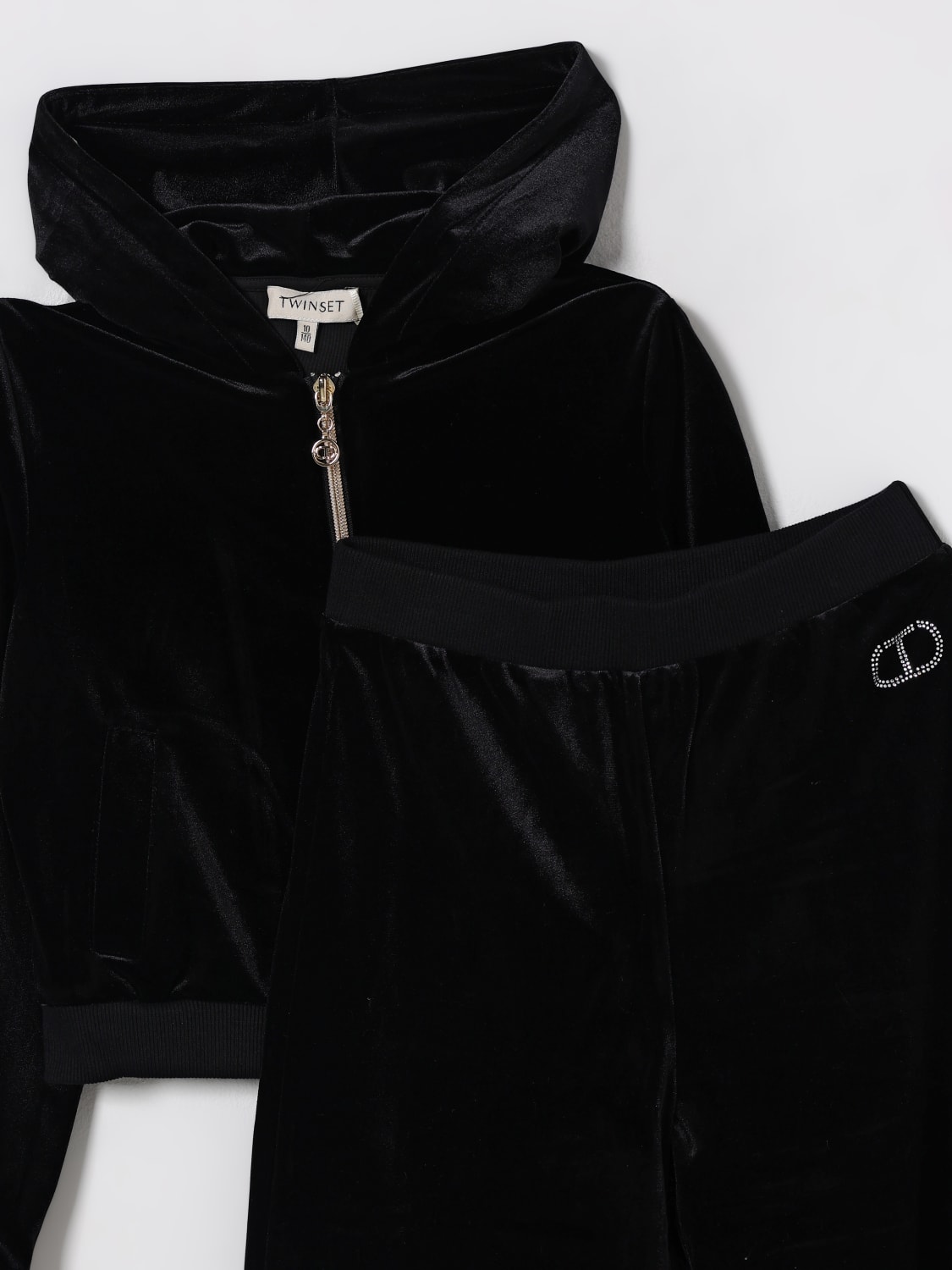 TWINSET CONJUNTO: Vestido niños Twinset, Negro - Img 3