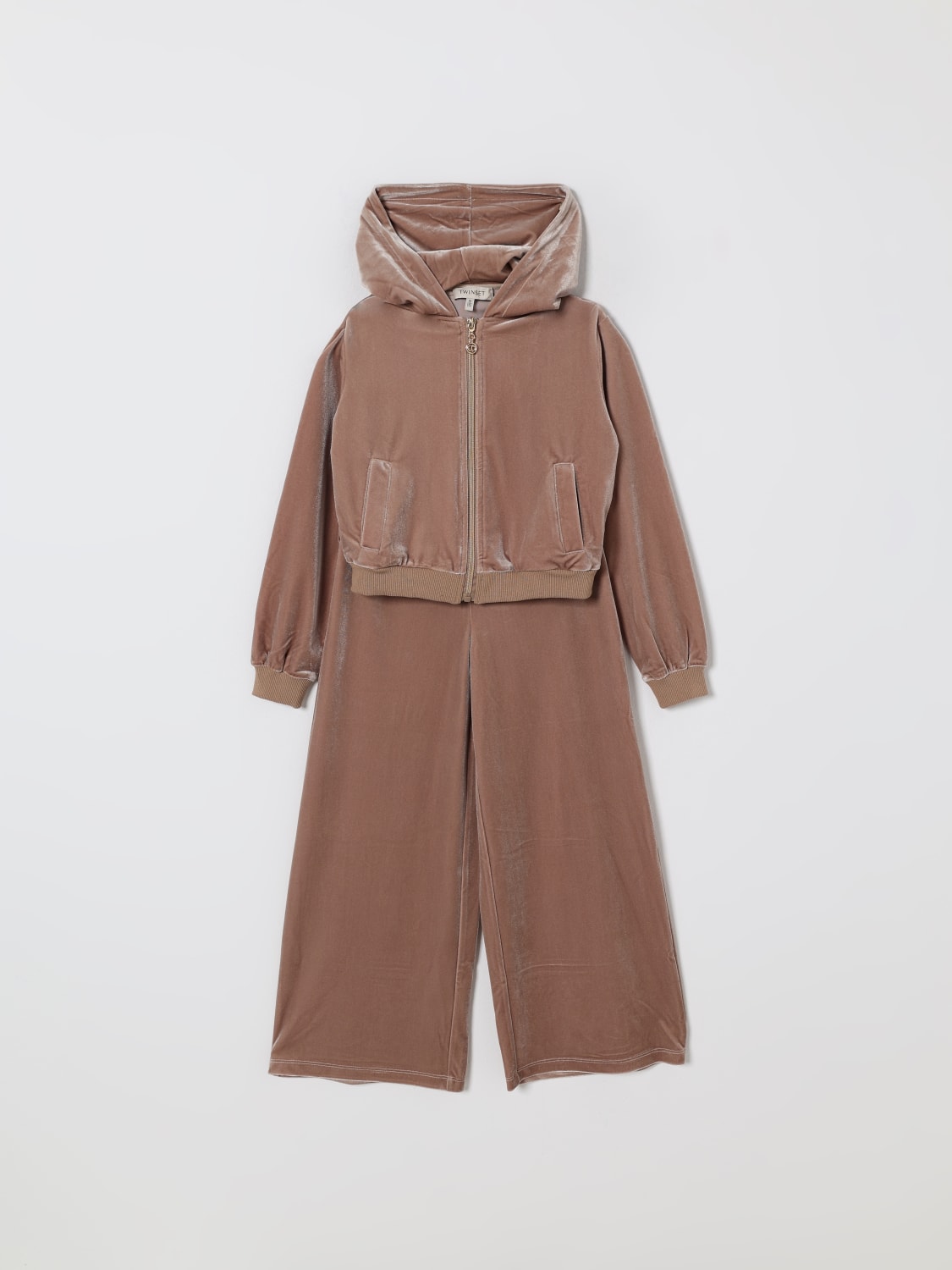 TWINSET KOMBINATION: Kleid kinder Twinset, Sand - Img 1