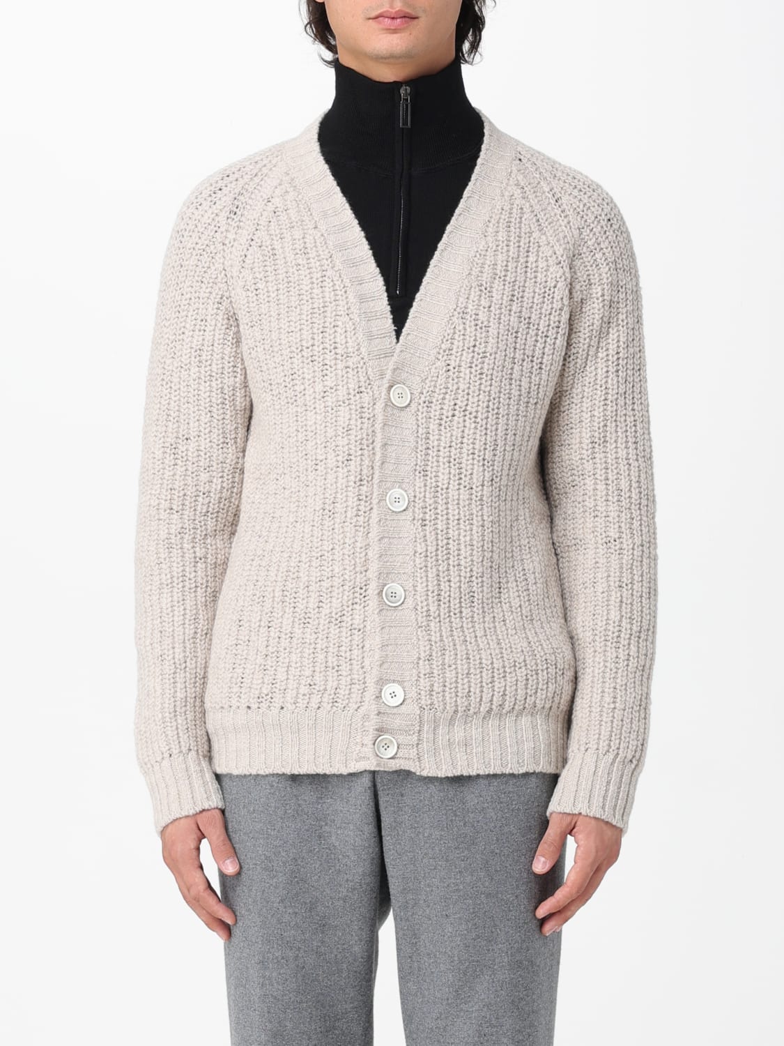 ZANONE SWEATER: Cardigan men Zanone, White - Img 1