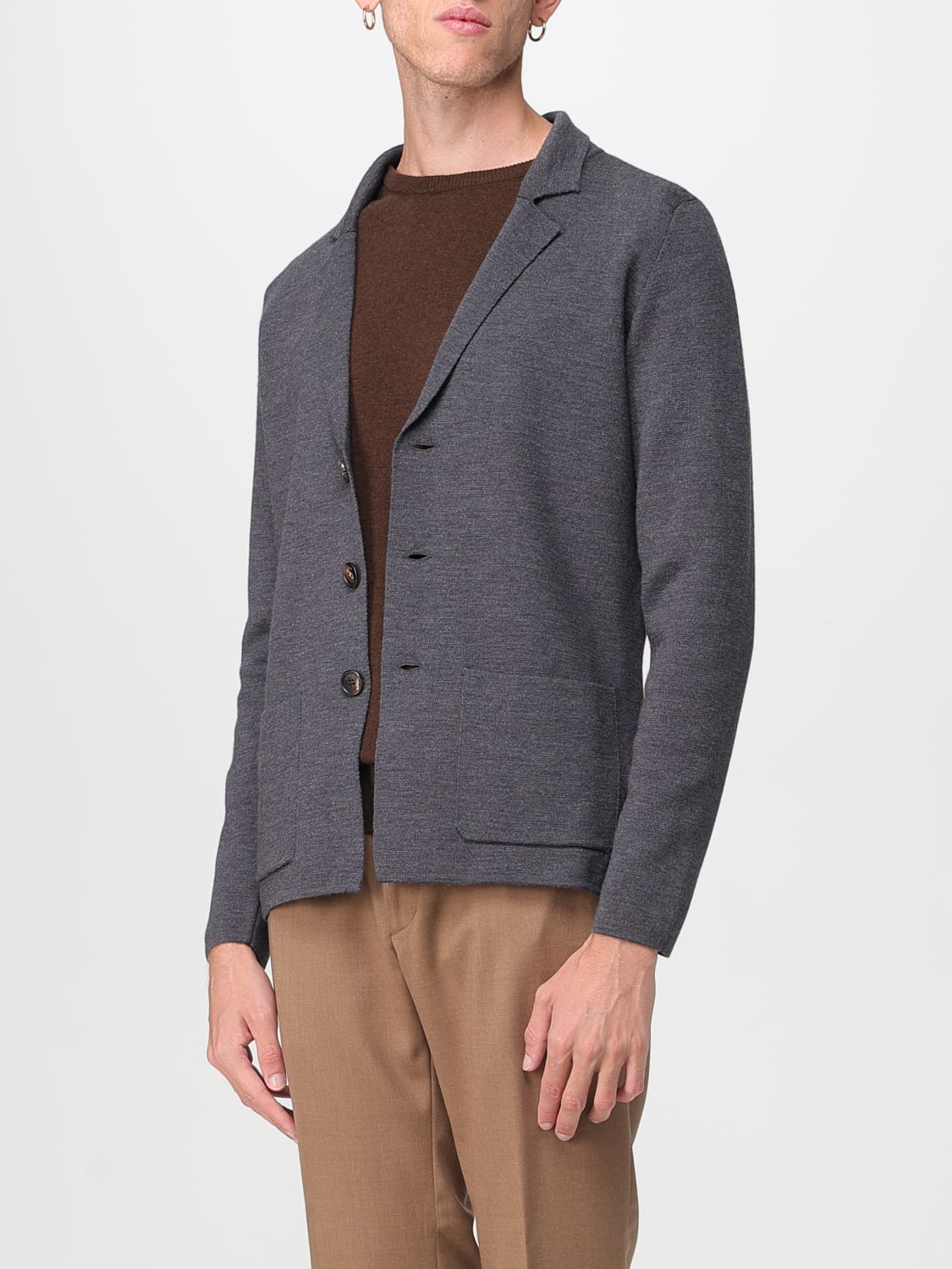 ZANONE GIACCA: Blazer Zanone in lana vergine , Bianco - Img 3