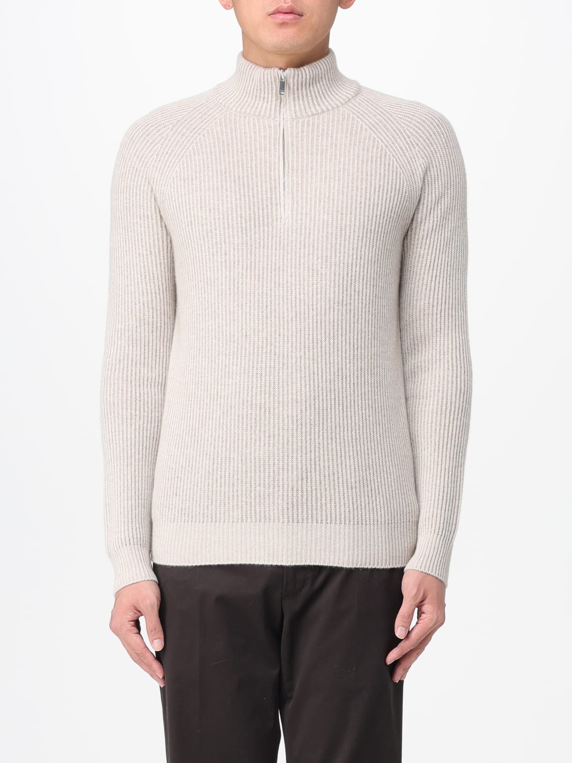 ZANONE SWEATER: Sweater men Zanone, Beige - Img 1