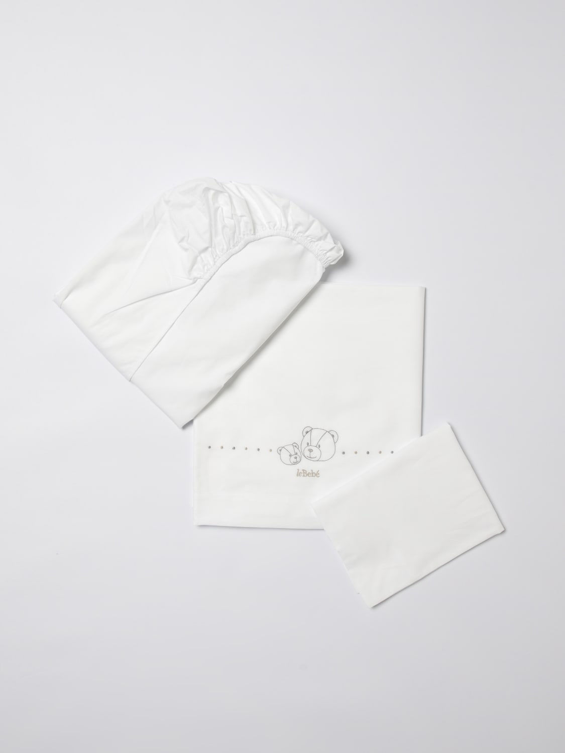 LE BEBE' SHEET: Sheets kids Le Bebe', White - Img 1