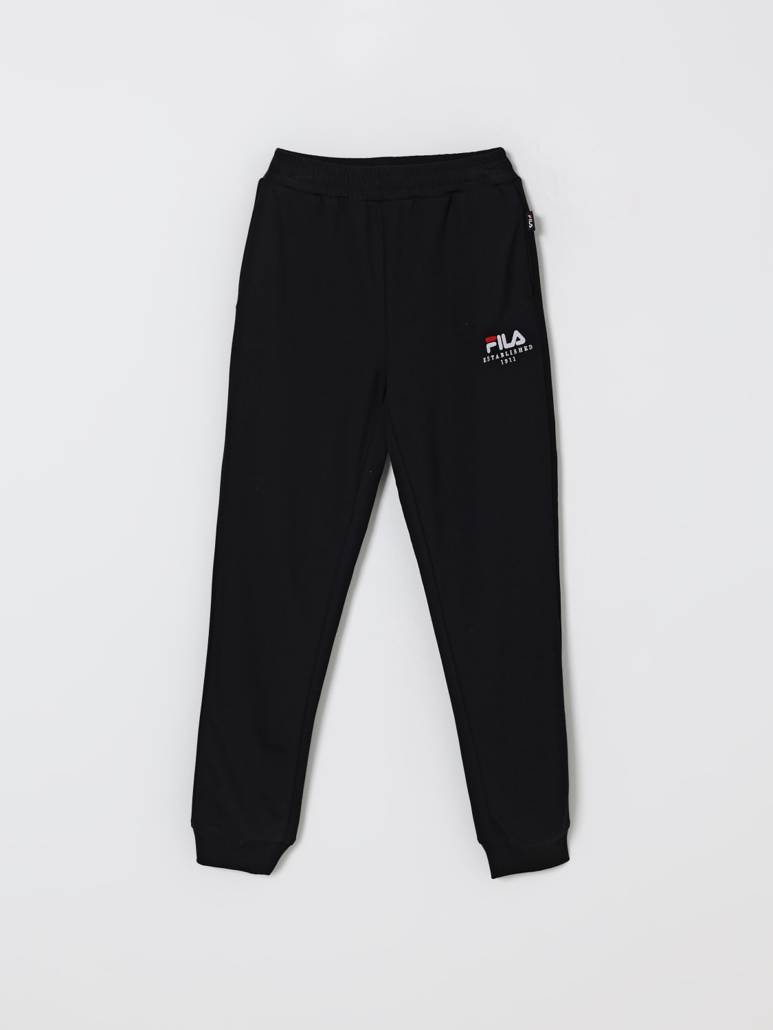FILA PANTALONES: Pantalón niños Fila, Negro - Img 1