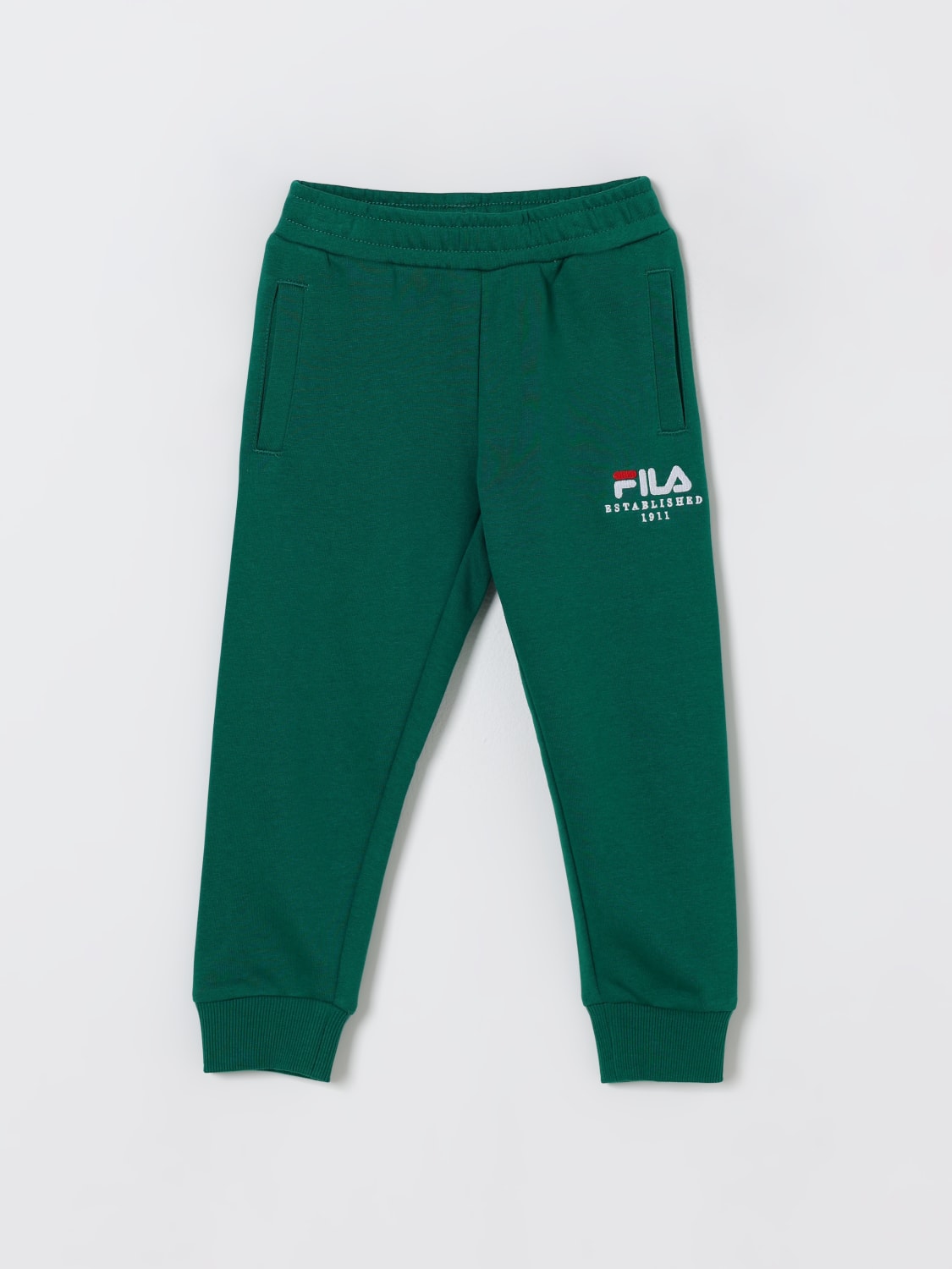 FILA PANTS: Pants kids Fila, Green - Img 1