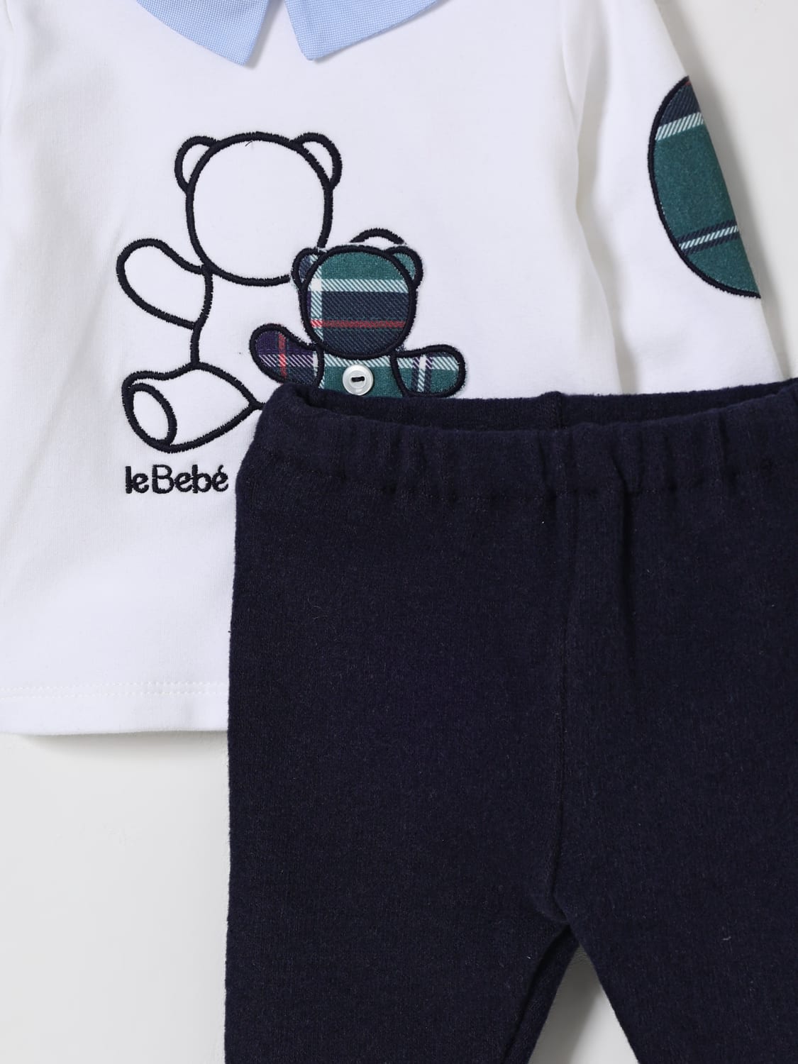 LE BEBE' JUMPSUIT: Jumpsuit kids Le Bebe', White - Img 3