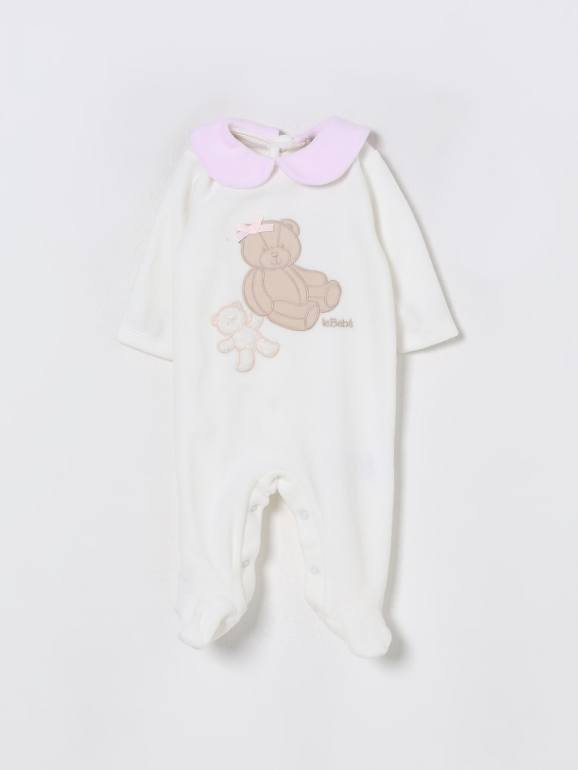 LE BEBE' TRACKSUIT: Tracksuits kids Le Bebe', Yellow Cream - Img 1