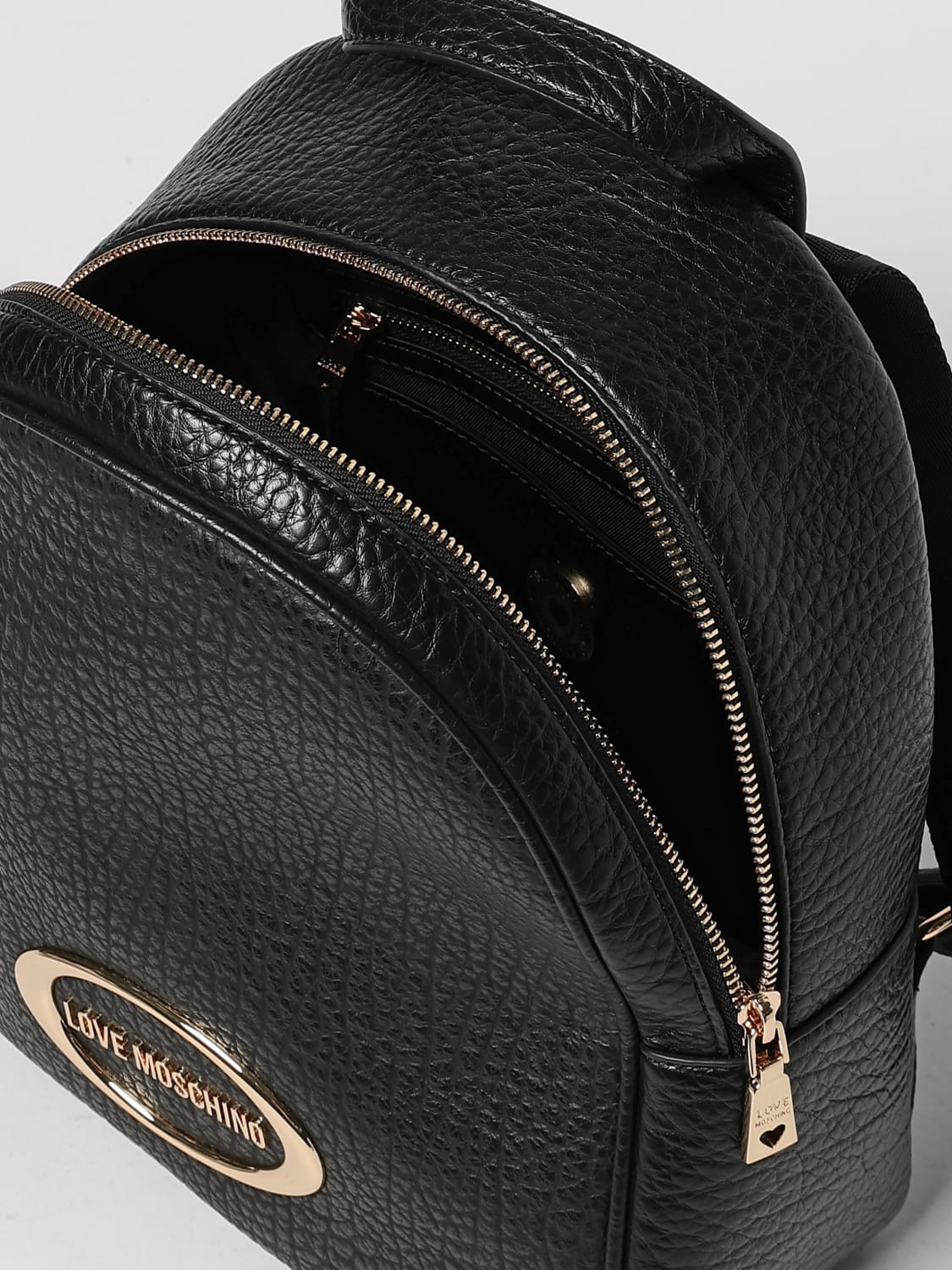 LOVE MOSCHINO BACKPACK: Backpack woman Love Moschino, Black - Img 4