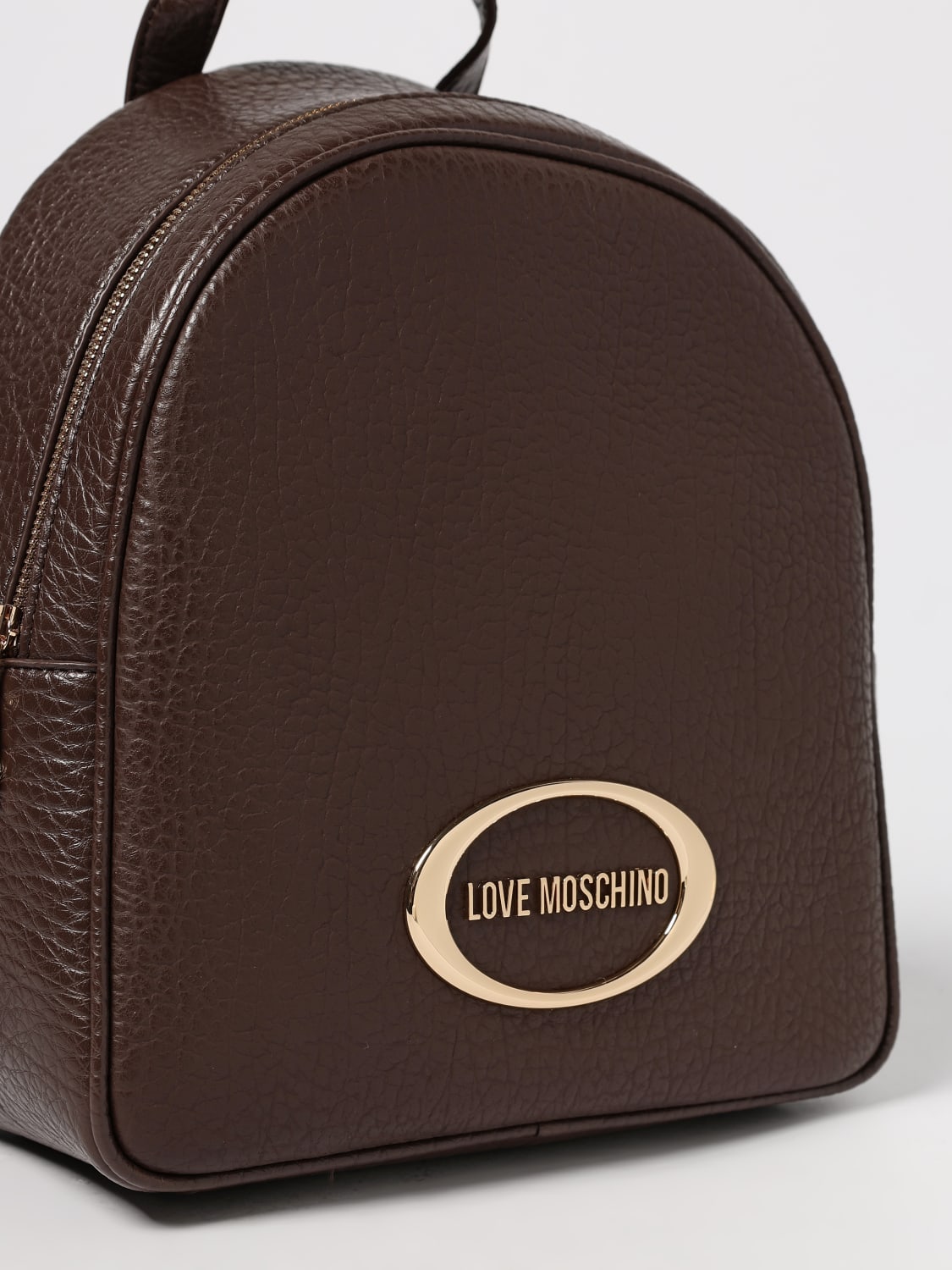 LOVE MOSCHINO BACKPACK: Backpack woman Love Moschino, Brown - Img 3