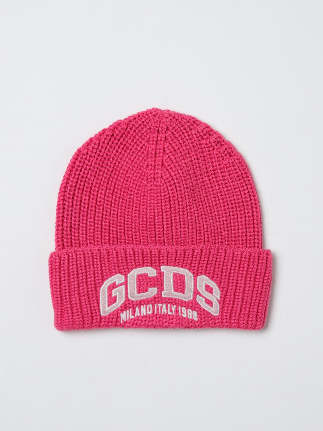 GCDS JUNIOR HAT: Hat kids GCDS Junior, Fuchsia - Img 1