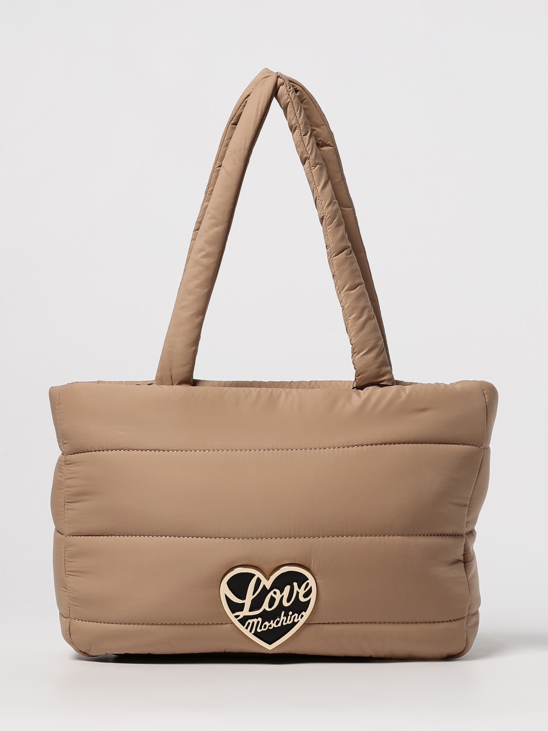 LOVE MOSCHINO SAC PORTÉ ÉPAULE: Sac porté main femme Love Moschino, Beige - Img 1
