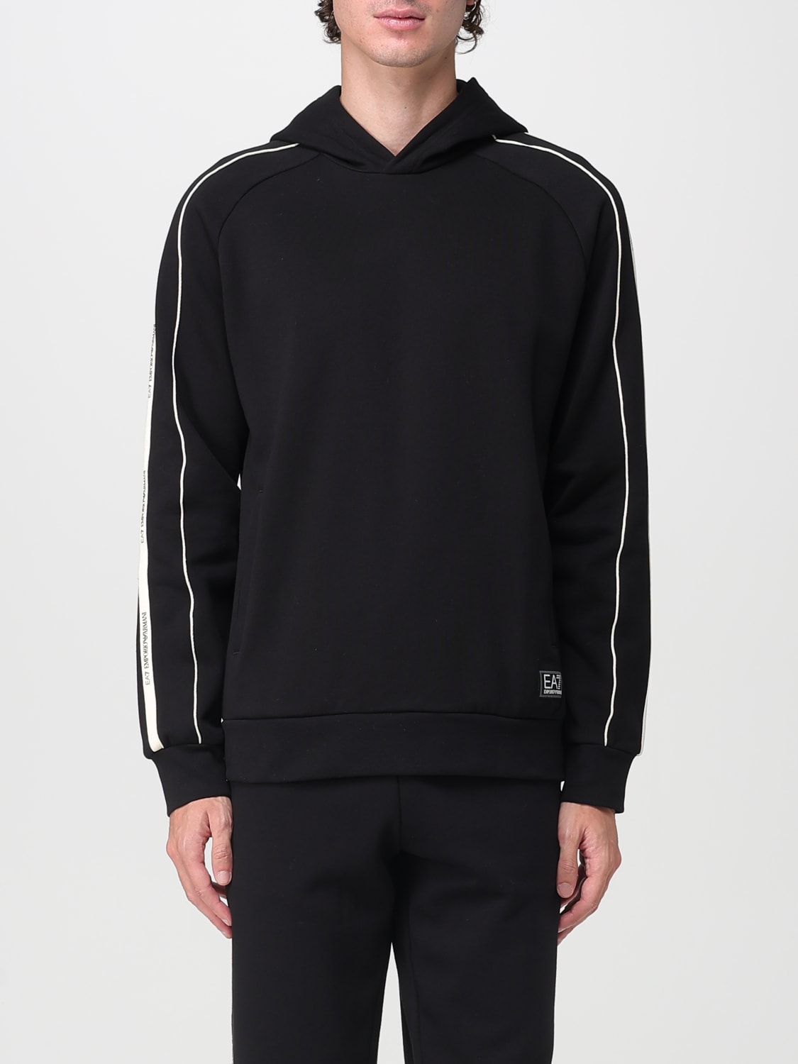 EA7 SWEATSHIRT: Sweatshirt herren Ea7, Schwarz - Img 1