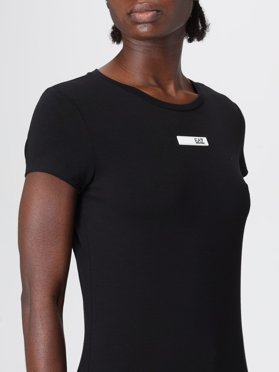 EA7 T-SHIRT: T-shirt woman Ea7, Black - Img 3