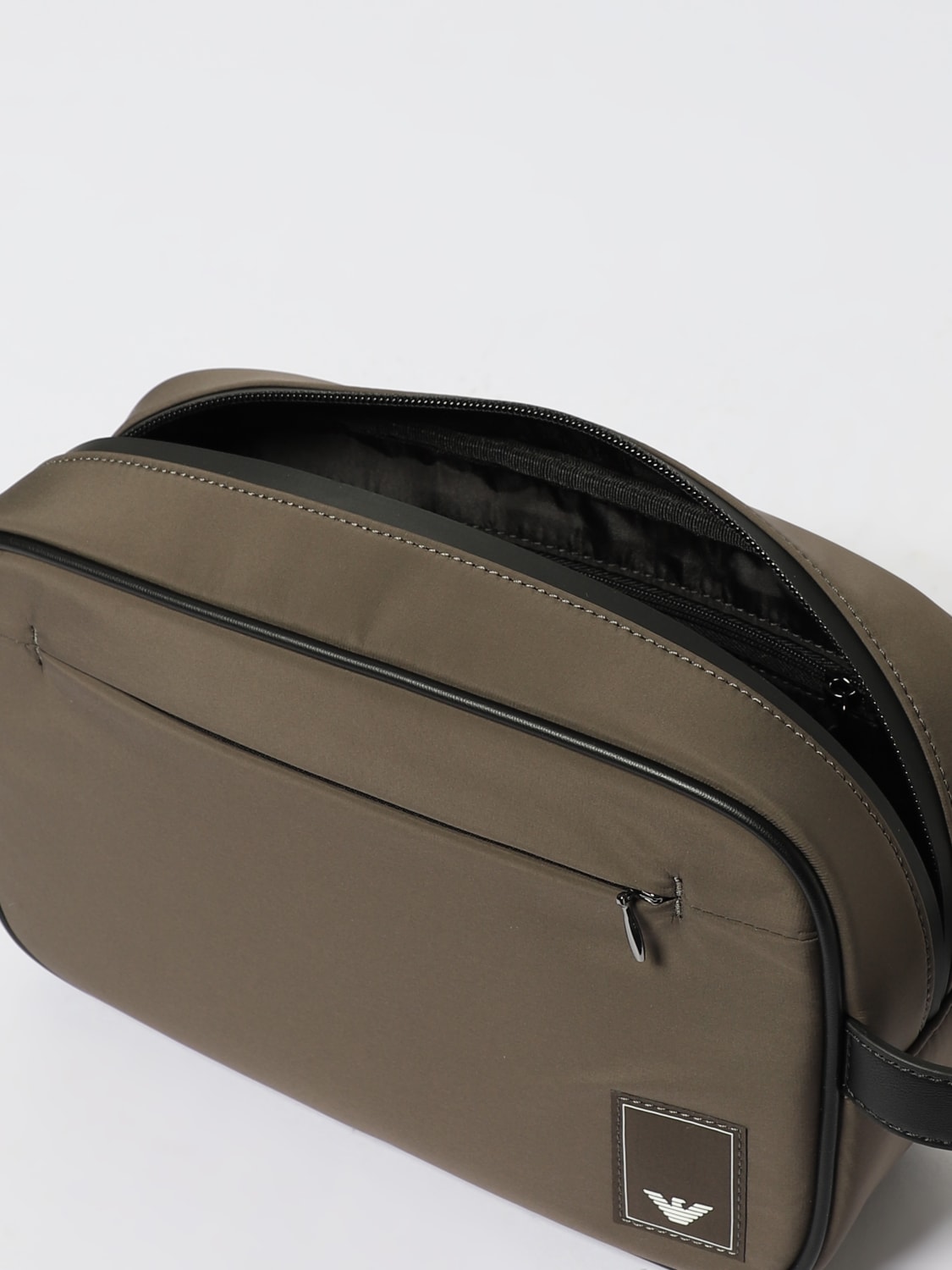 EMPORIO ARMANI BEAUTY ACCESSORIES: Pocket square men Emporio Armani, Mud - Img 3