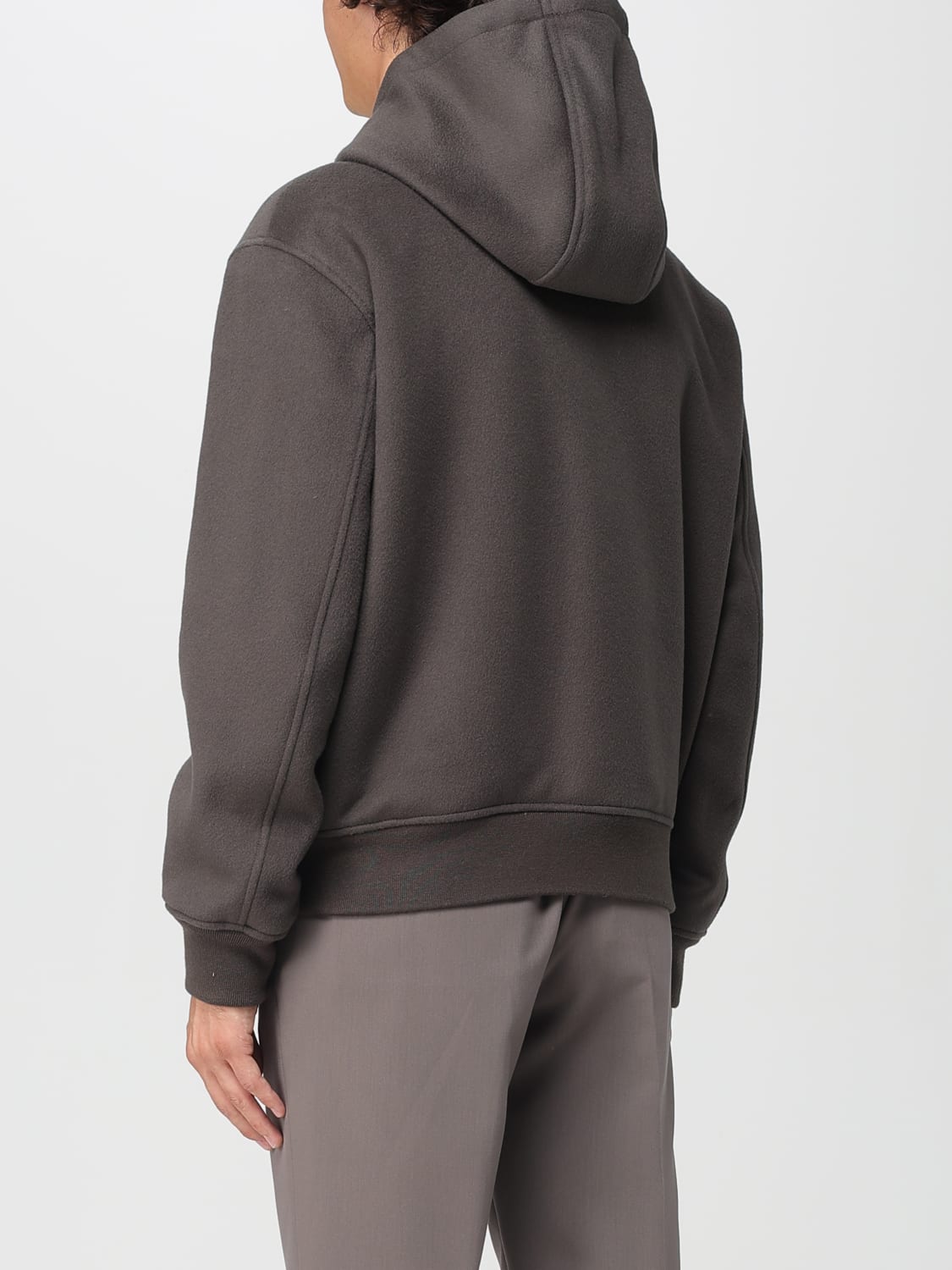 EMPORIO ARMANI SWEATSHIRT: Jacket men Emporio Armani, Mud - Img 2