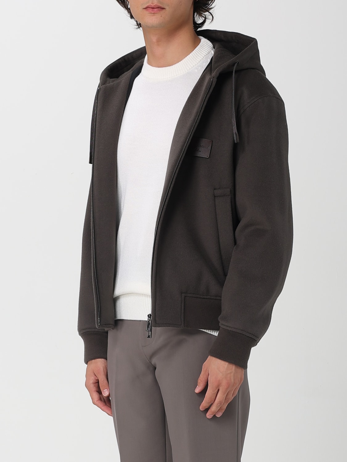 EMPORIO ARMANI SWEATSHIRT: Jacket men Emporio Armani, Mud - Img 3