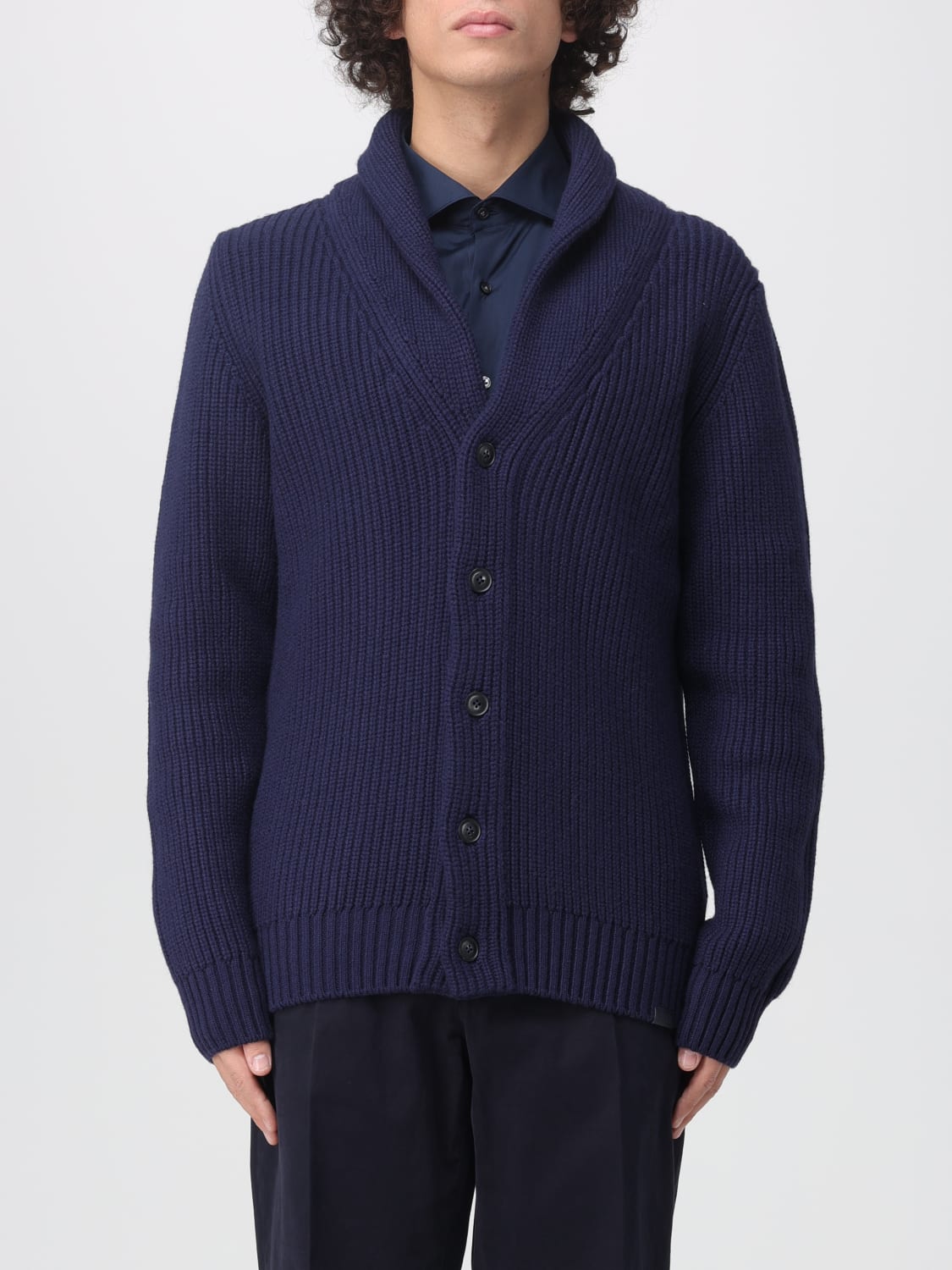 FAY SWEATER: Cardigan men Fay, Blue - Img 1